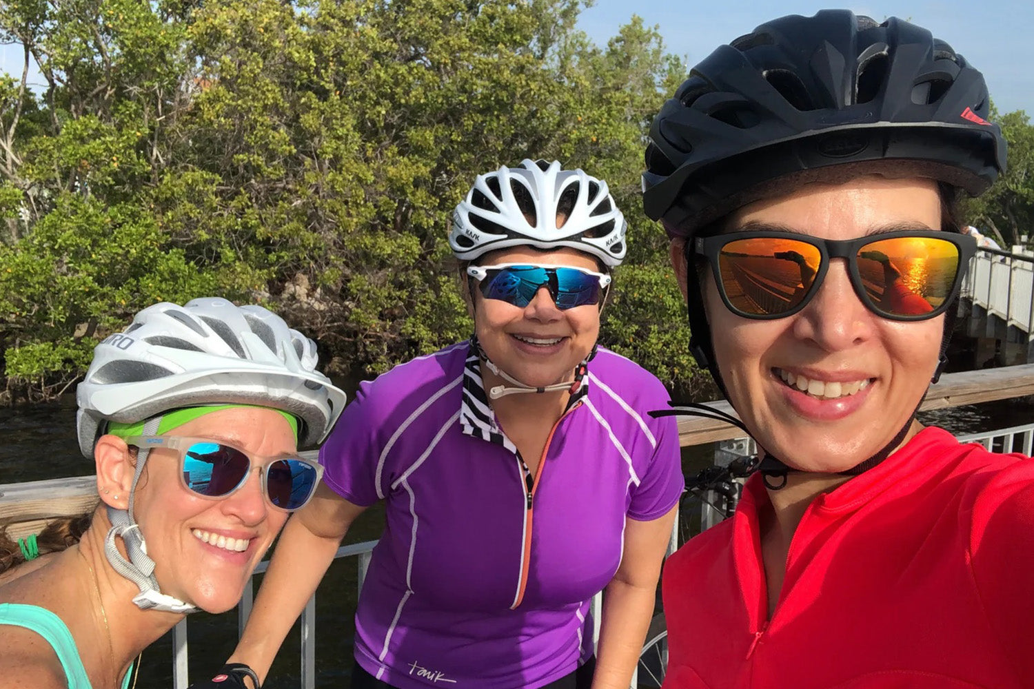 The impact was straight on my face.