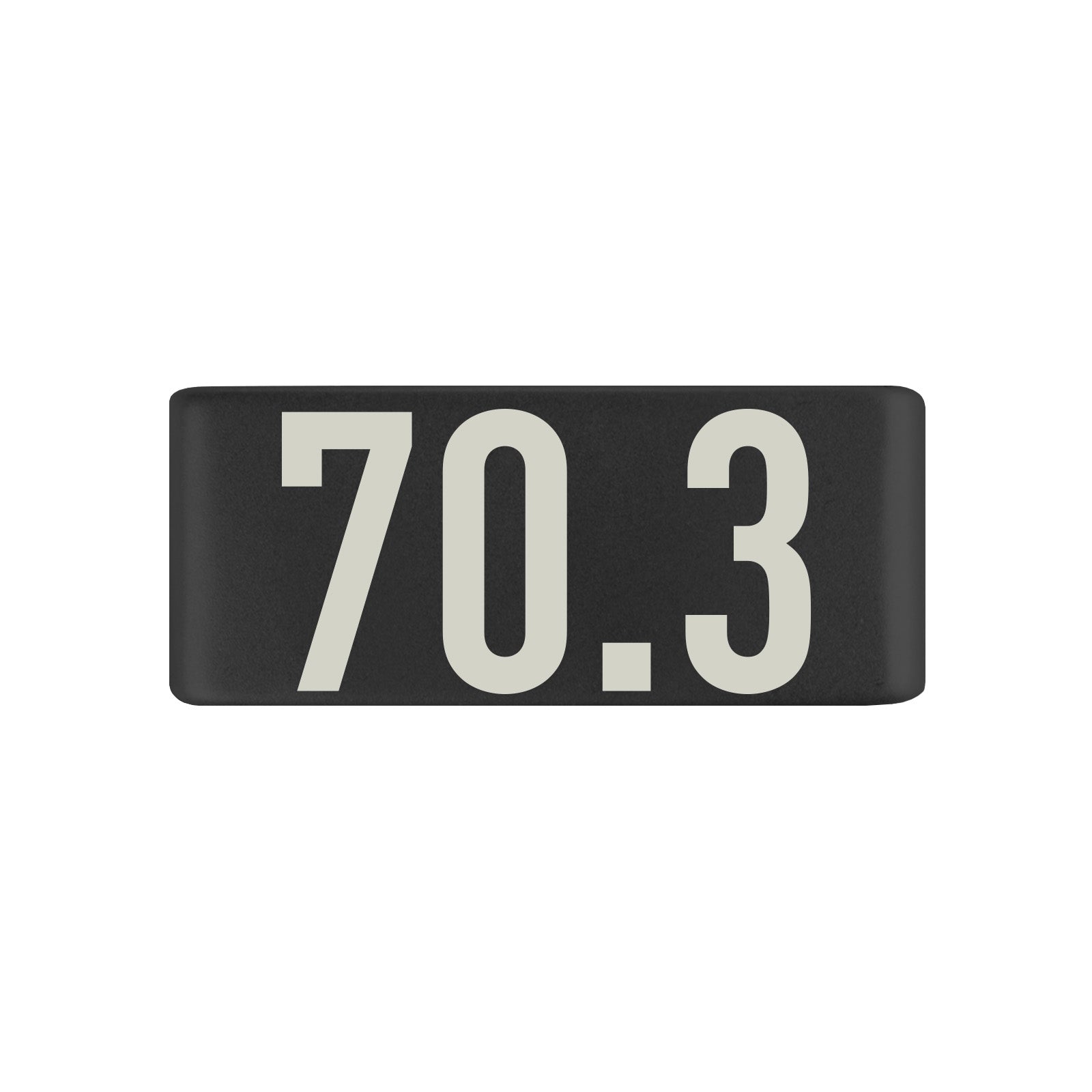 70.3 Badge Badge 13mm Graphite ROAD iD