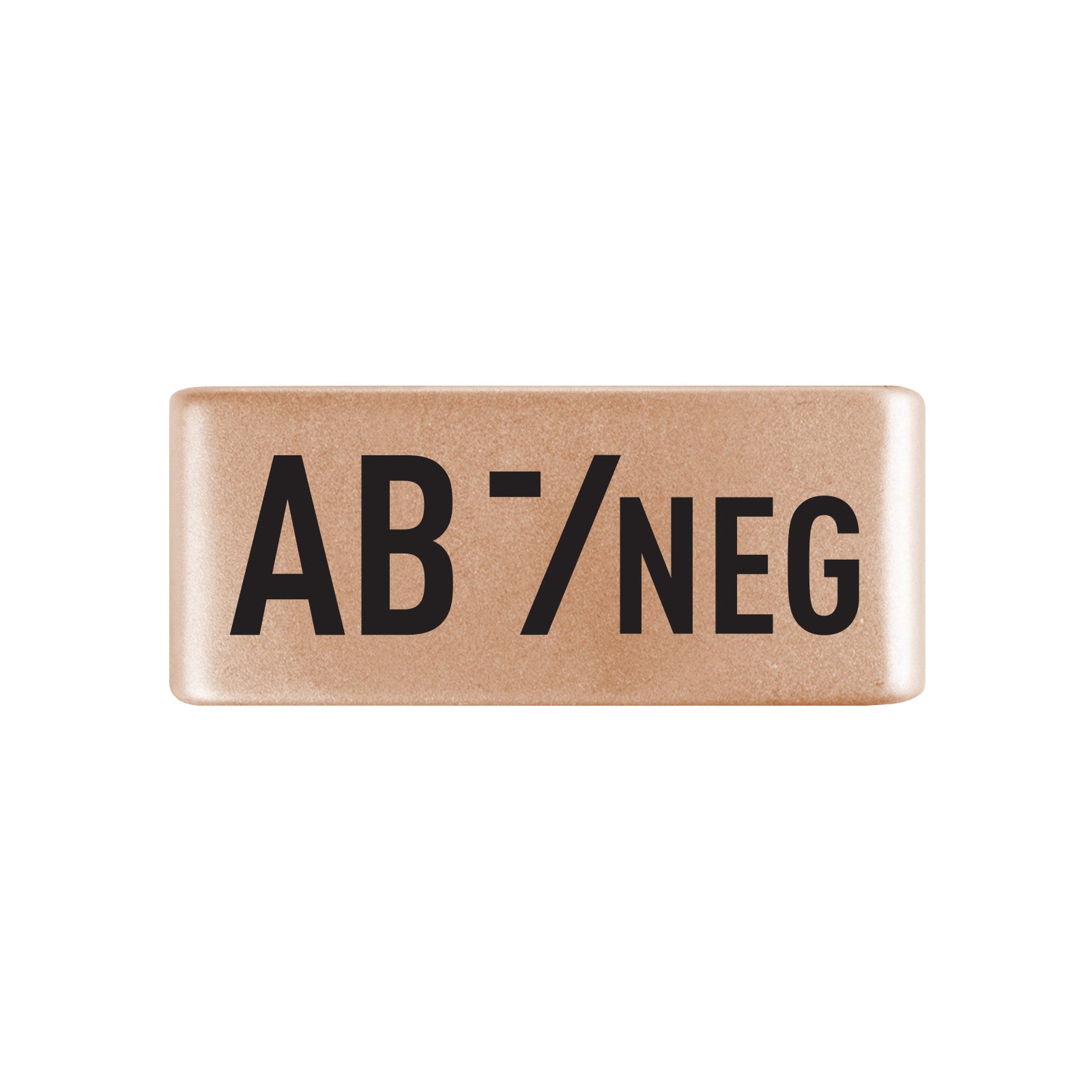 AB Negative Blood Type Badge Badge 13mm Rose Gold ROAD iD