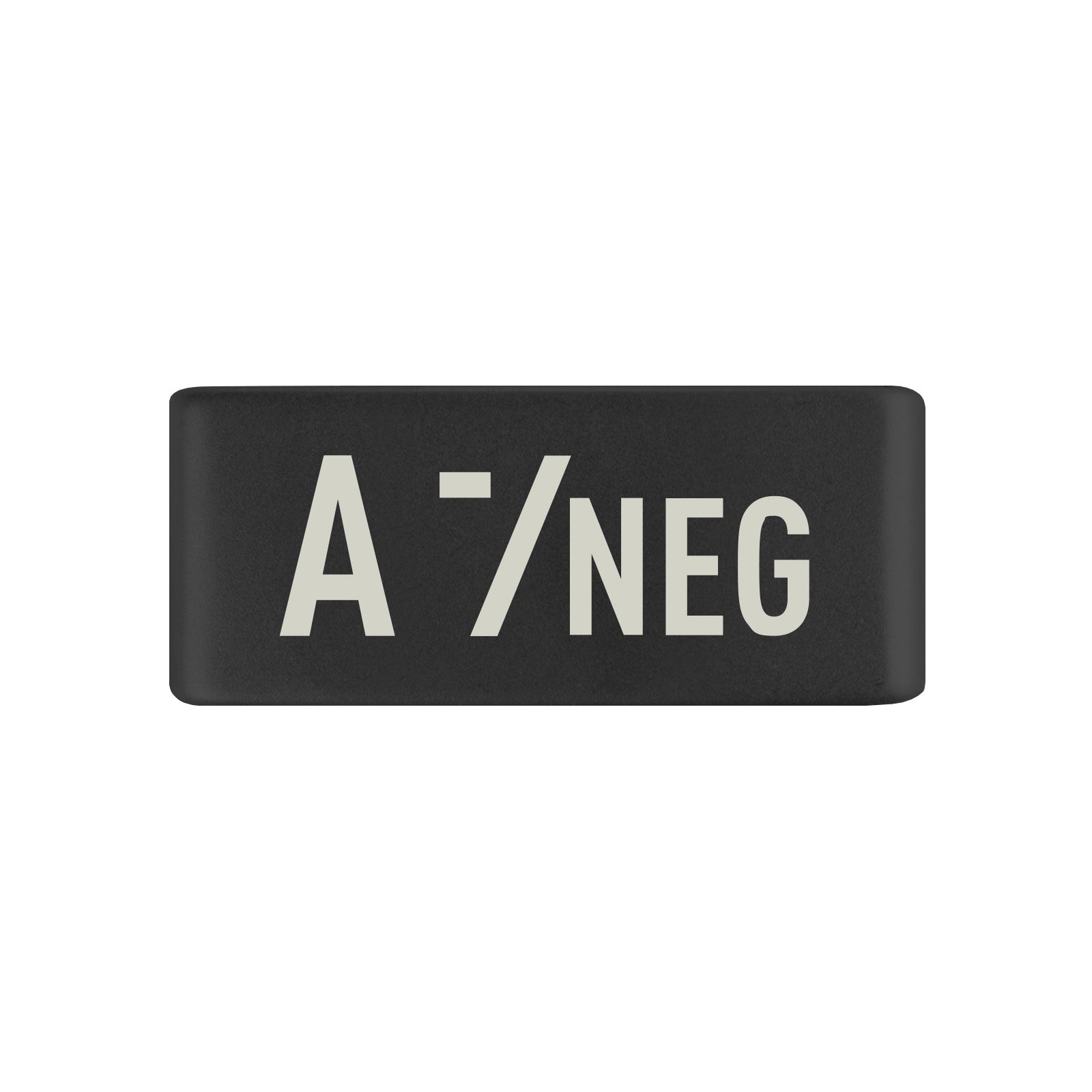 A Negative Blood Type Badge Badge 13mm Graphite ROAD iD