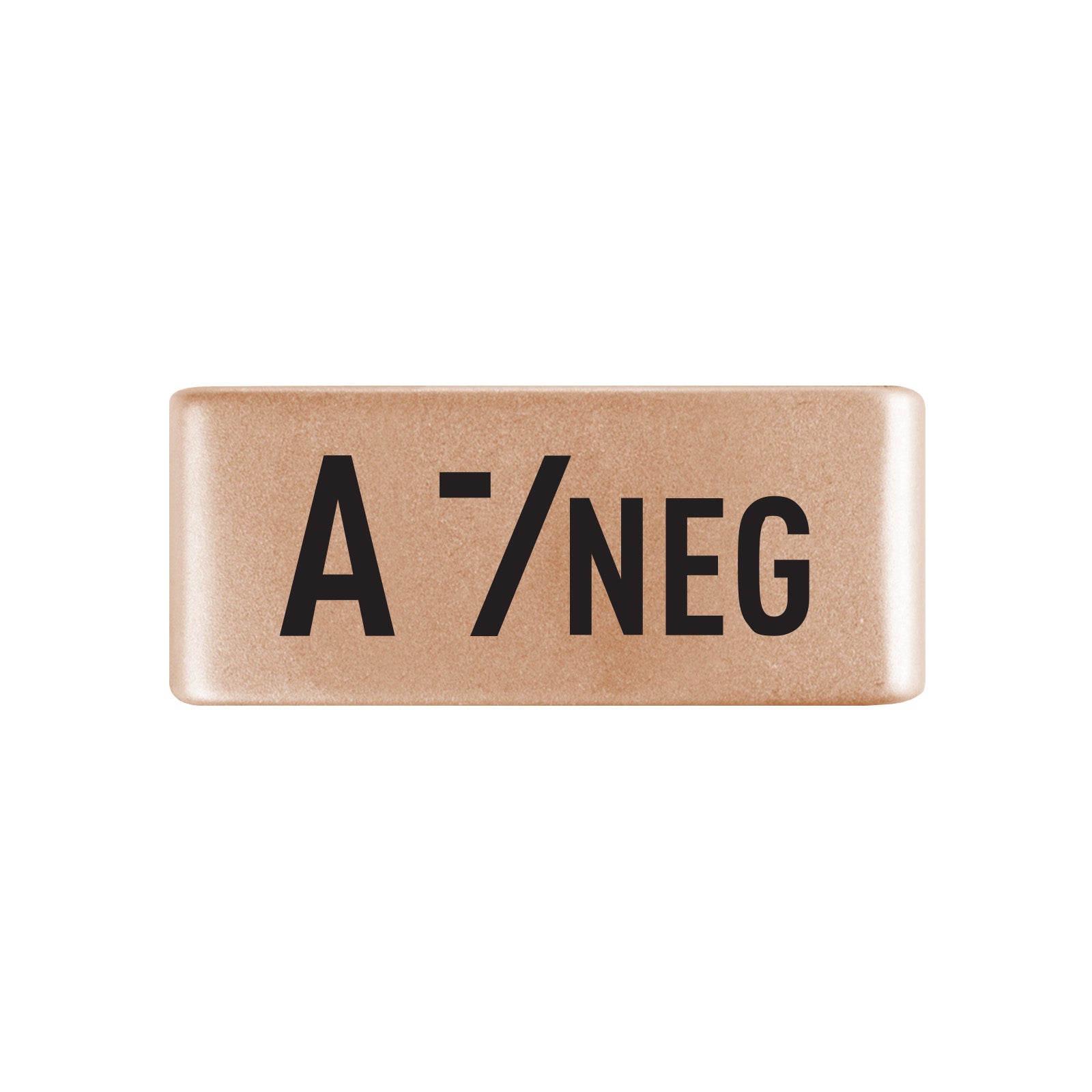 A Negative Blood Type Badge Badge 13mm Rose Gold ROAD iD