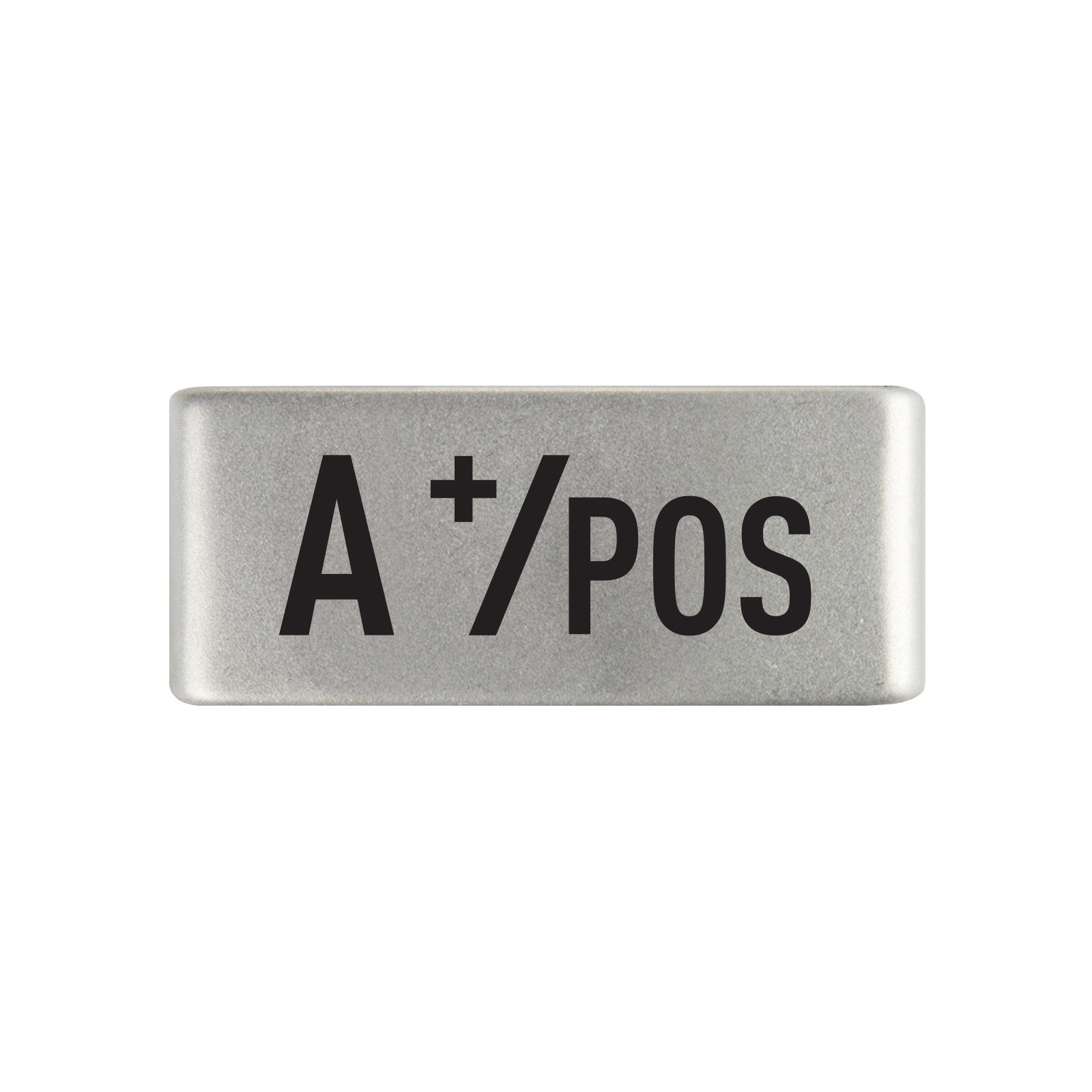 A Positive Blood Type Badge Badge 13mm Slate ROAD iD