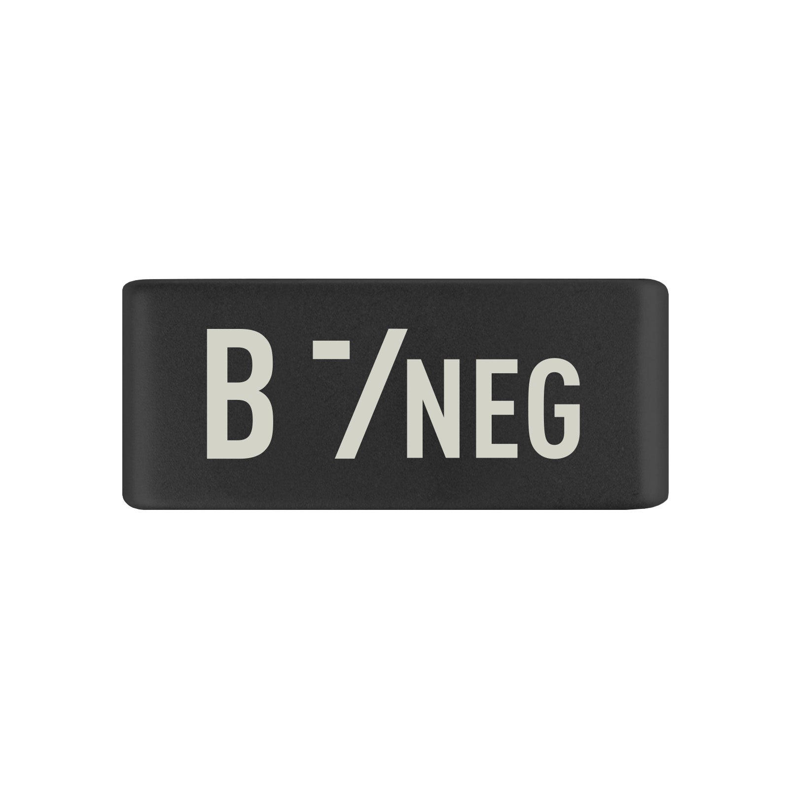B Negative Blood Type Badge Badge 13mm Graphite ROAD iD