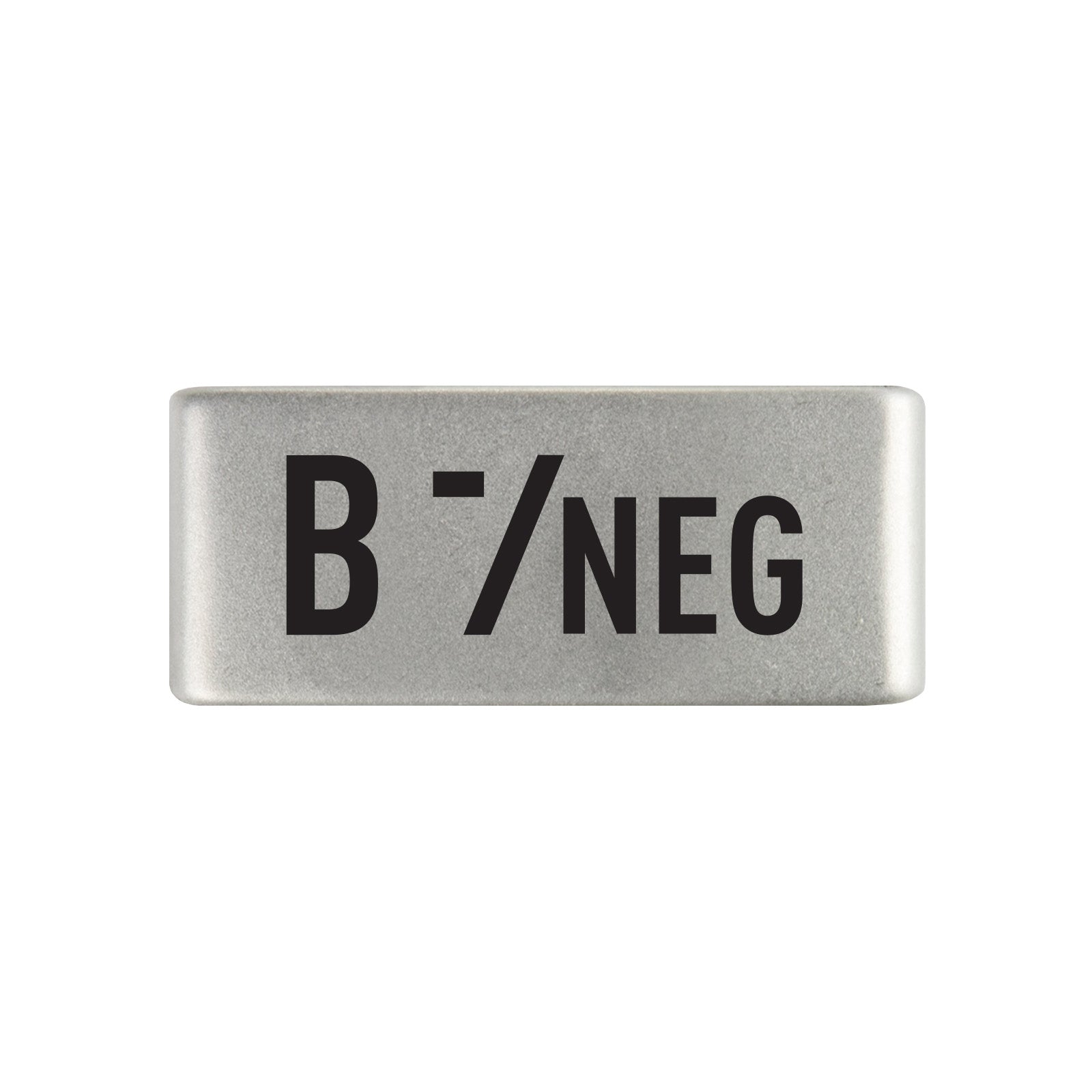 B Negative Blood Type Badge Badge 13mm Slate ROAD iD