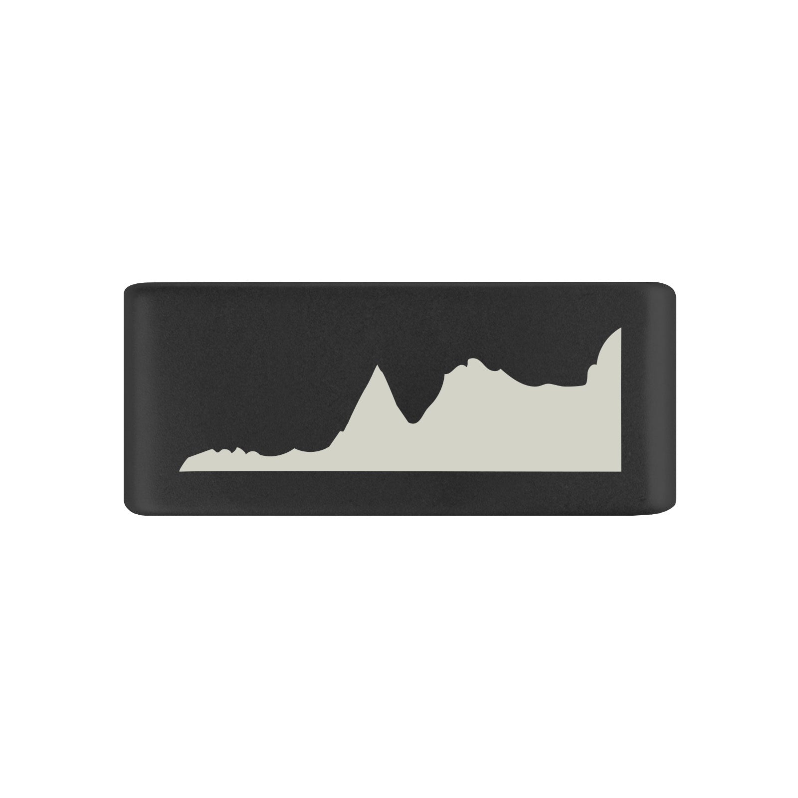 Badwater 135 Elevation Badge Badge 13mm Graphite ROAD iD