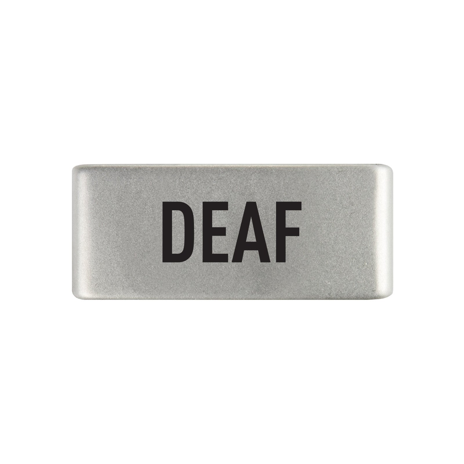 Deaf Badge Badge 13mm Slate ROAD iD