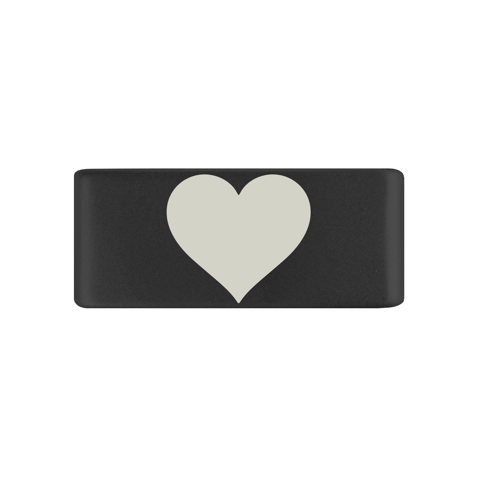 Heart Badge Badge 13mm Graphite ROAD iD