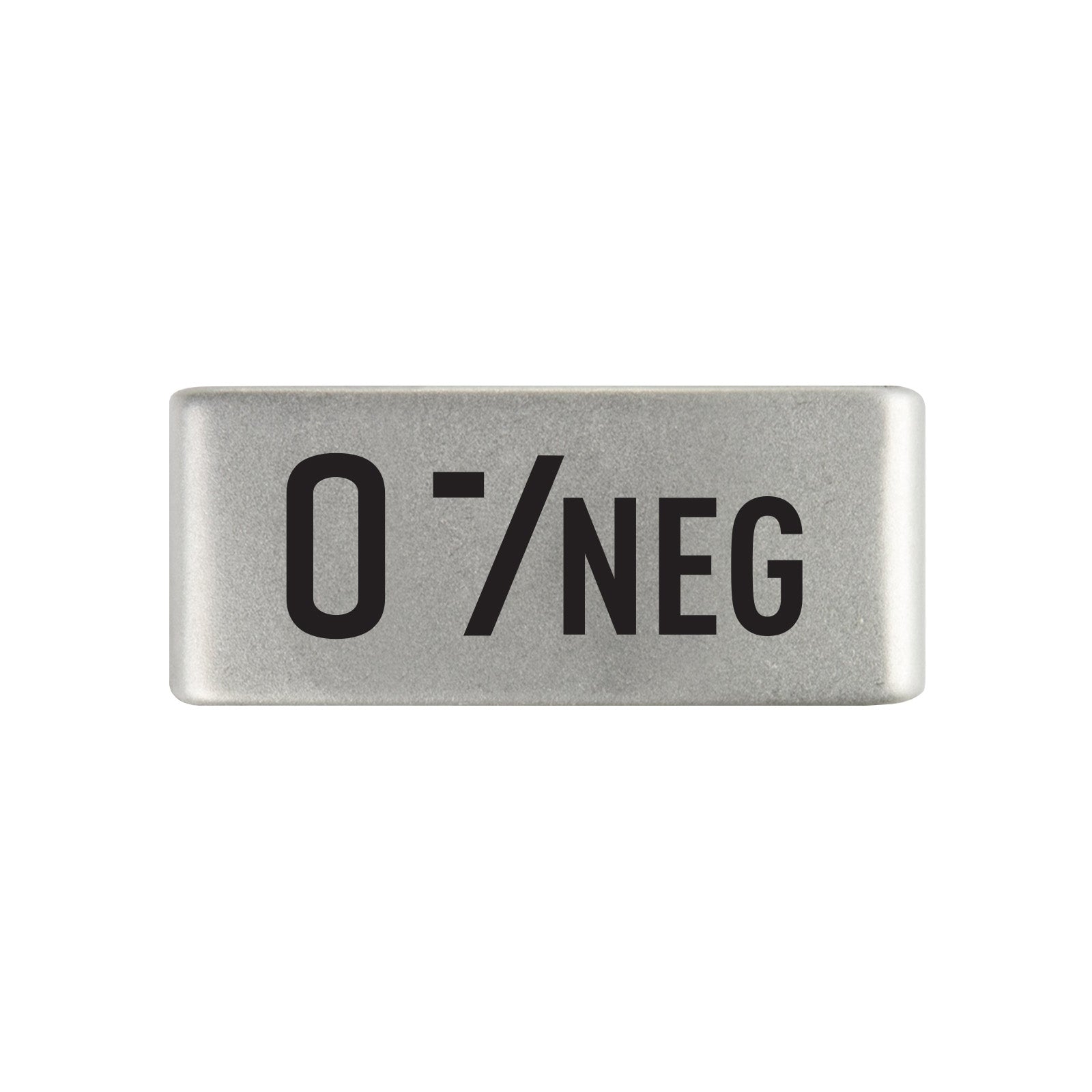 O Negative Blood Type Badge Badge 13mm Slate ROAD iD