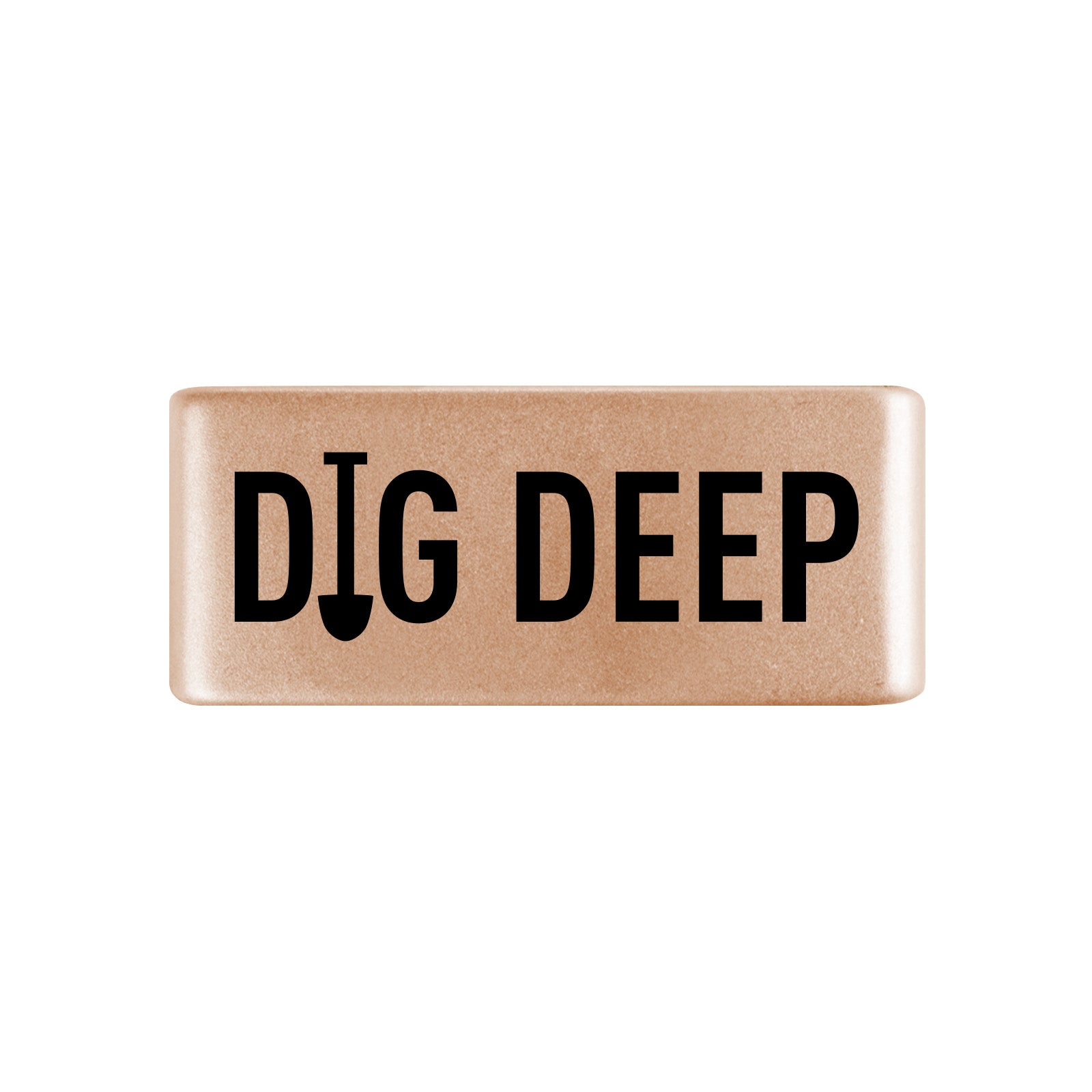 Dig Deep Badge Badge 13mm Rose Gold ROAD iD