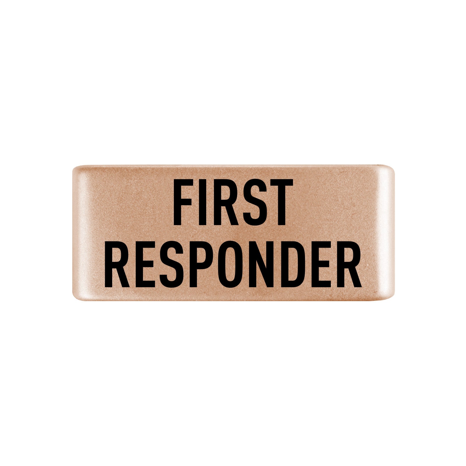 First Responder Badge Badge 13mm Rose Gold ROAD iD