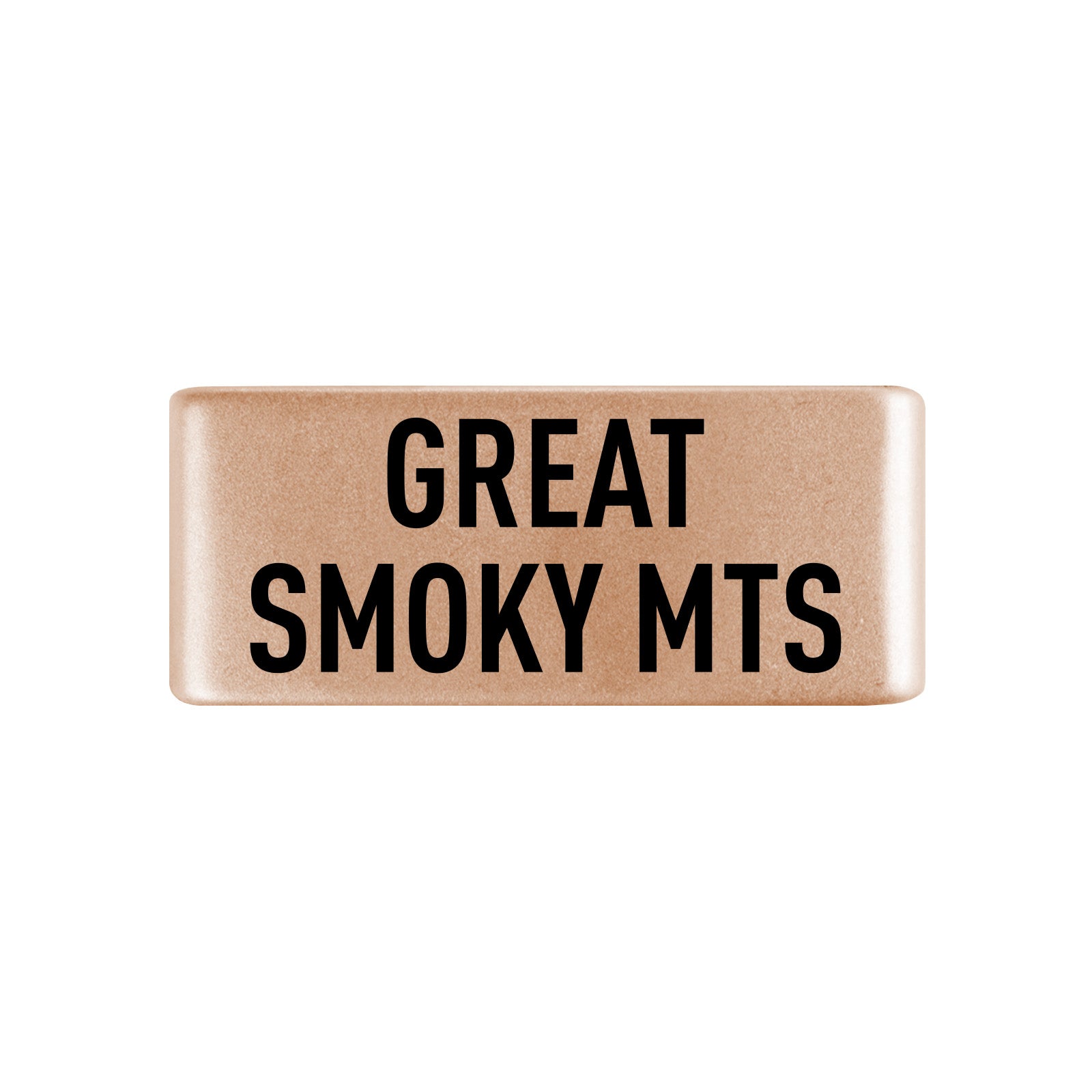 Great Smoky Mountains Badge Badge 13mm Rose Gold ROAD iD