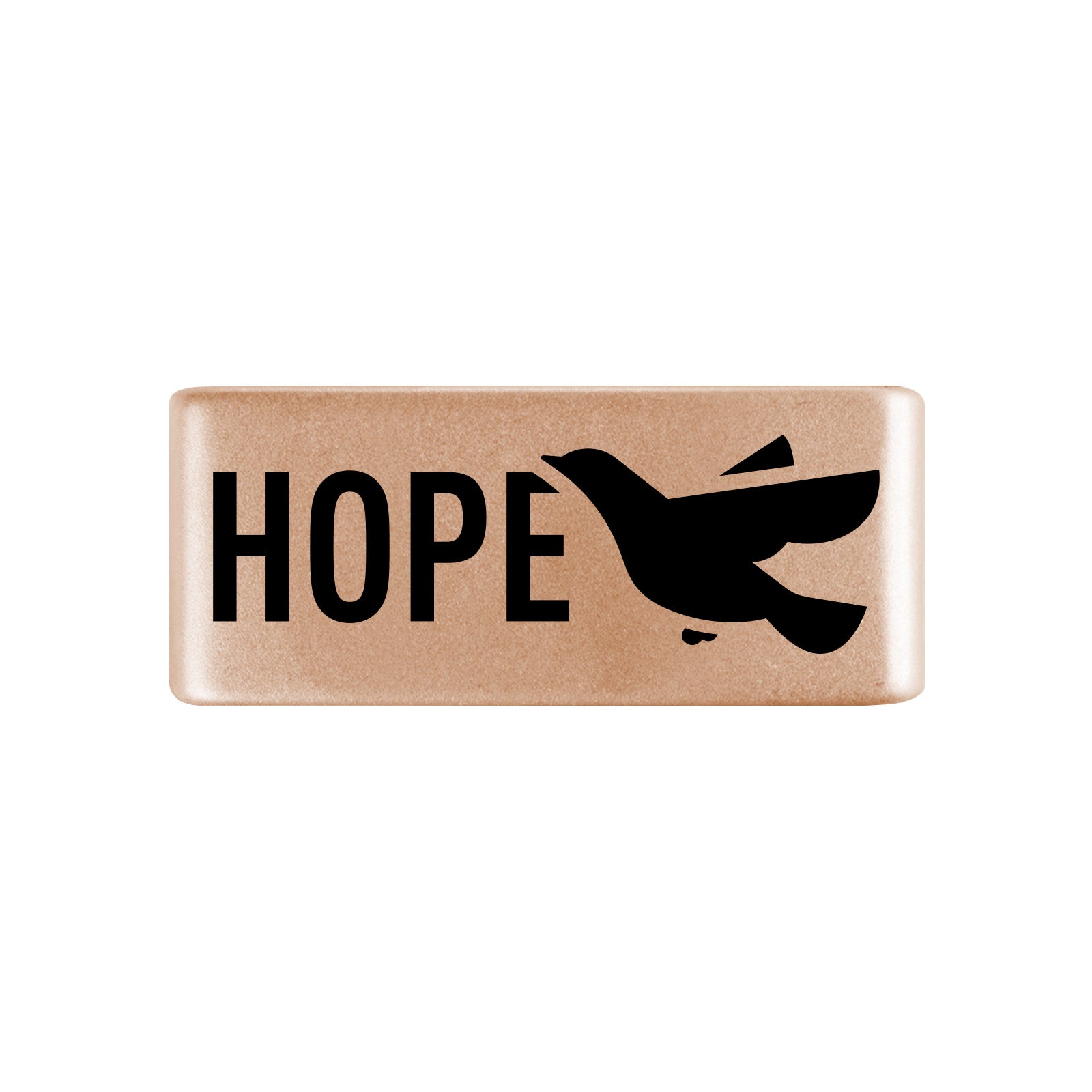 Hope Badge Badge 13mm Rose Gold ROAD iD
