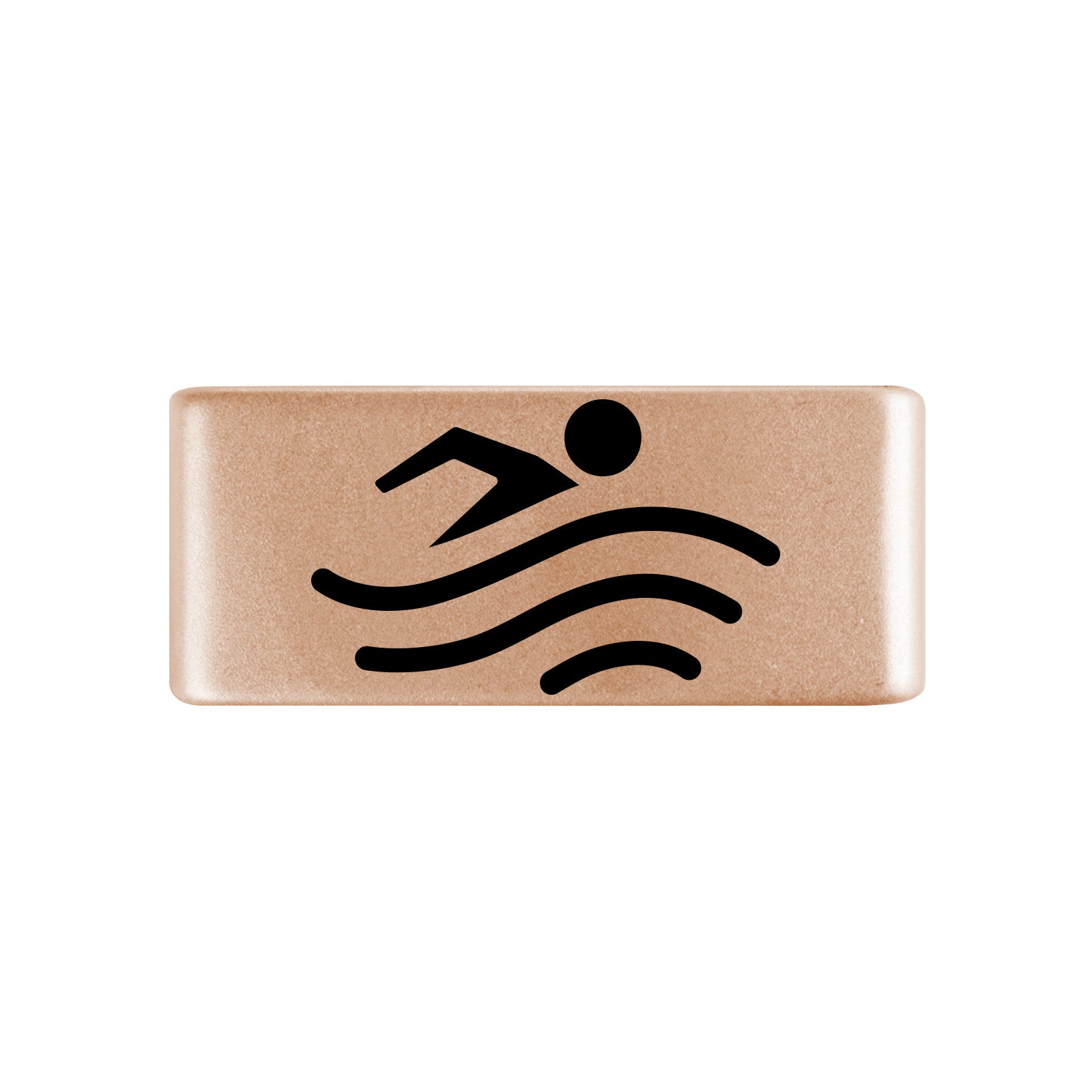 Swim Badge Badge 13mm Rose Gold ROAD iD