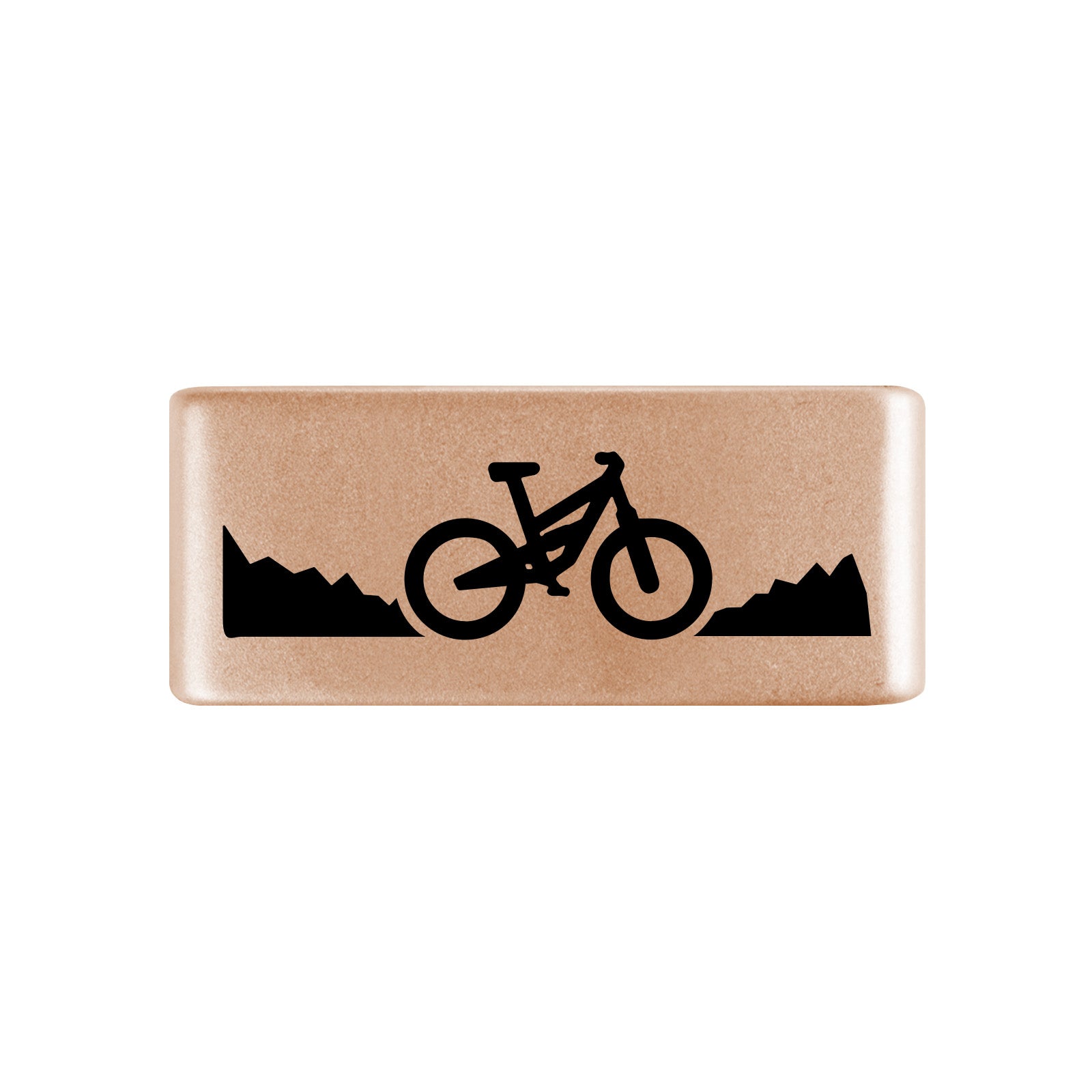Mountain Bike Badge Badge 13mm Rose Gold ROAD iD