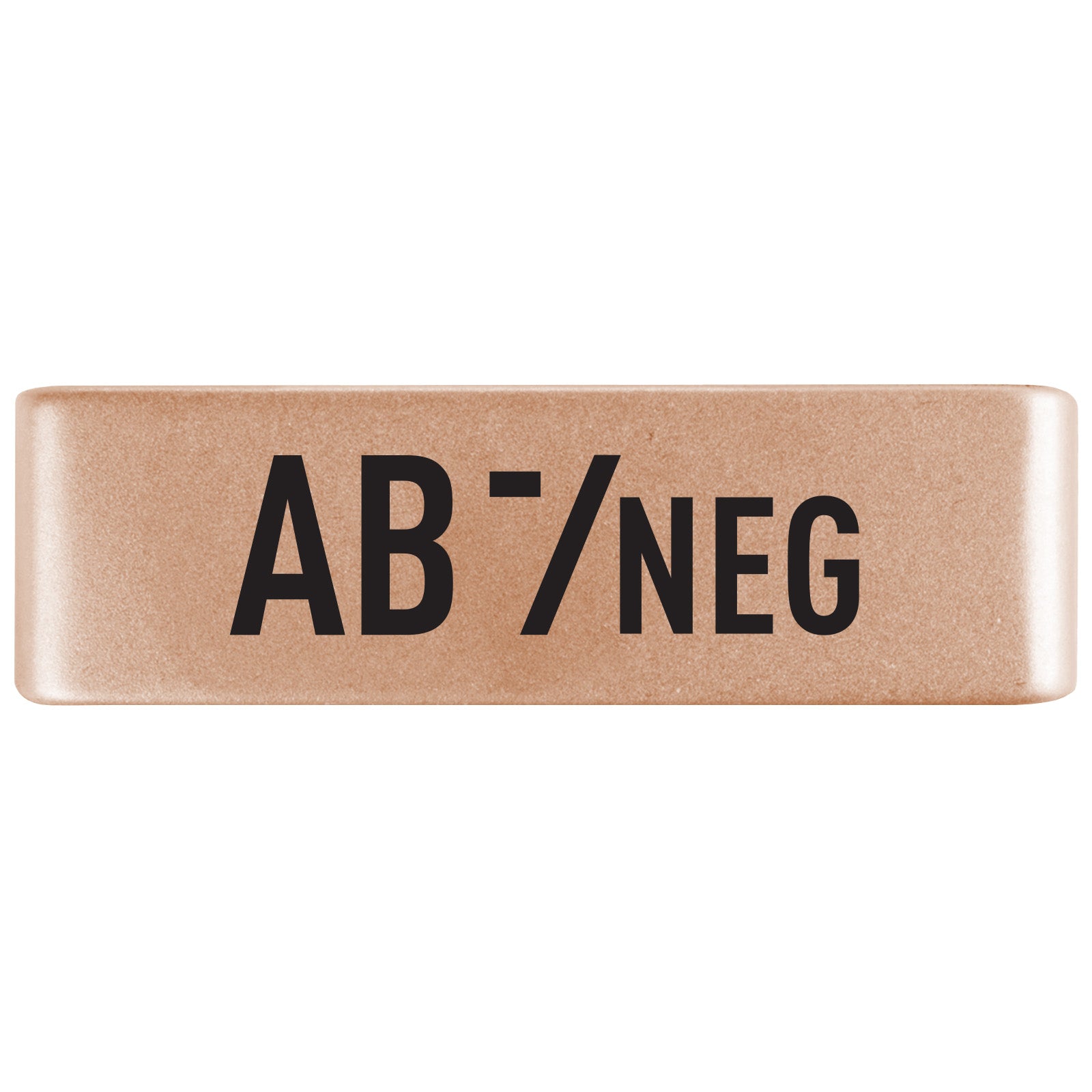 AB Negative Blood Type Badge Badge 19mm Rose Gold ROAD iD