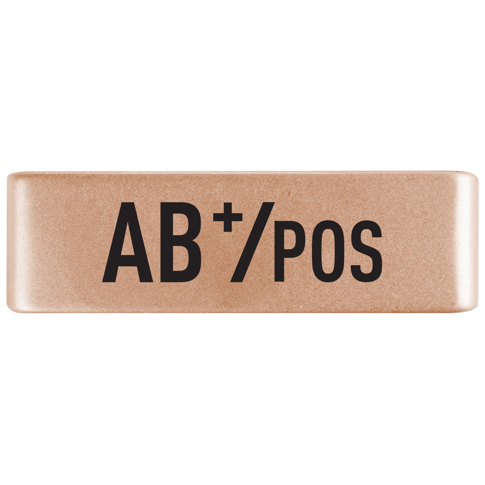 AB Positive Blood Type Badge Badge 19mm Rose Gold ROAD iD