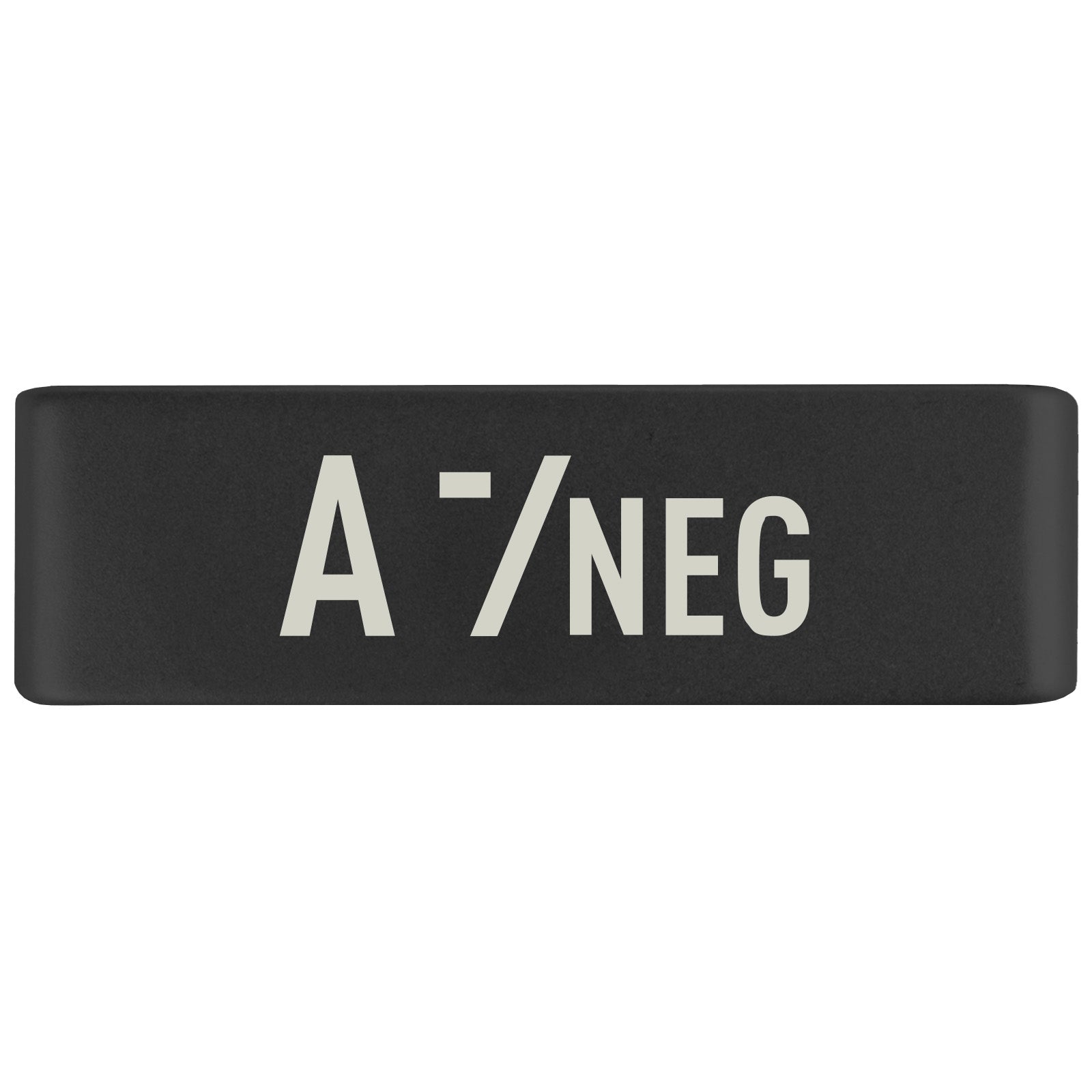 A Negative Blood Type Badge Badge 19mm Graphite ROAD iD