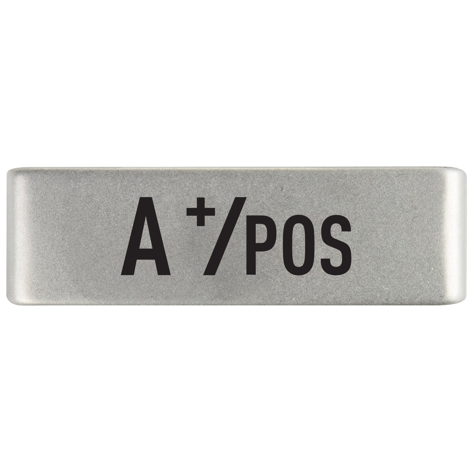 A Positive Blood Type Badge Badge 19mm Slate ROAD iD