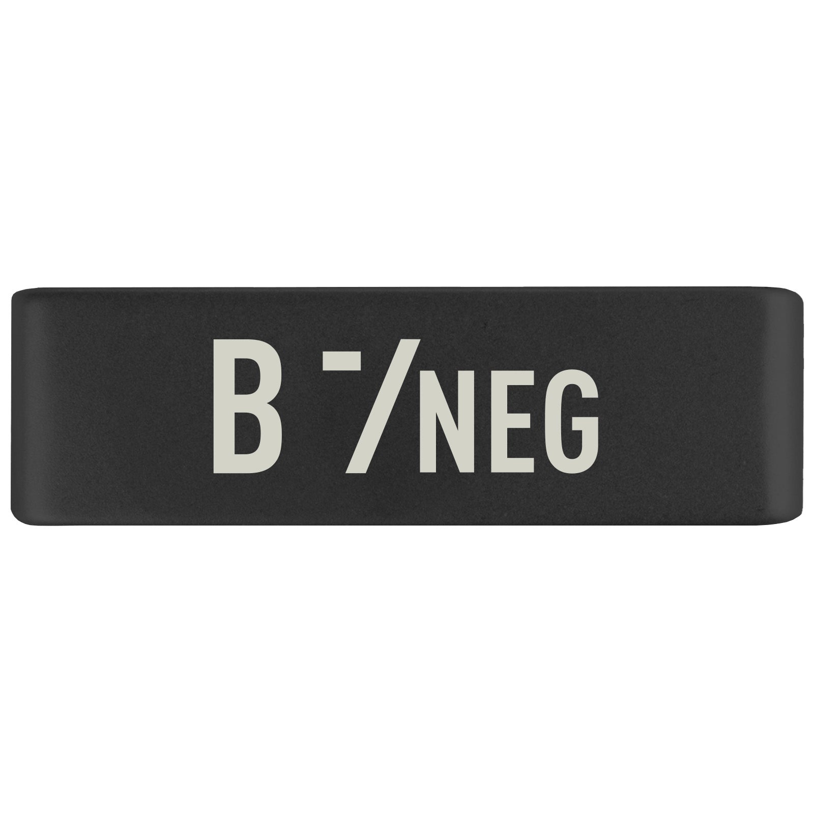 B Negative Blood Type Badge Badge 19mm Graphite ROAD iD