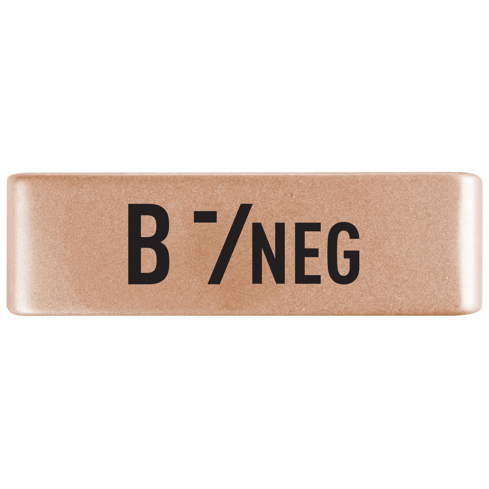 B Negative Blood Type Badge Badge 19mm Rose Gold ROAD iD