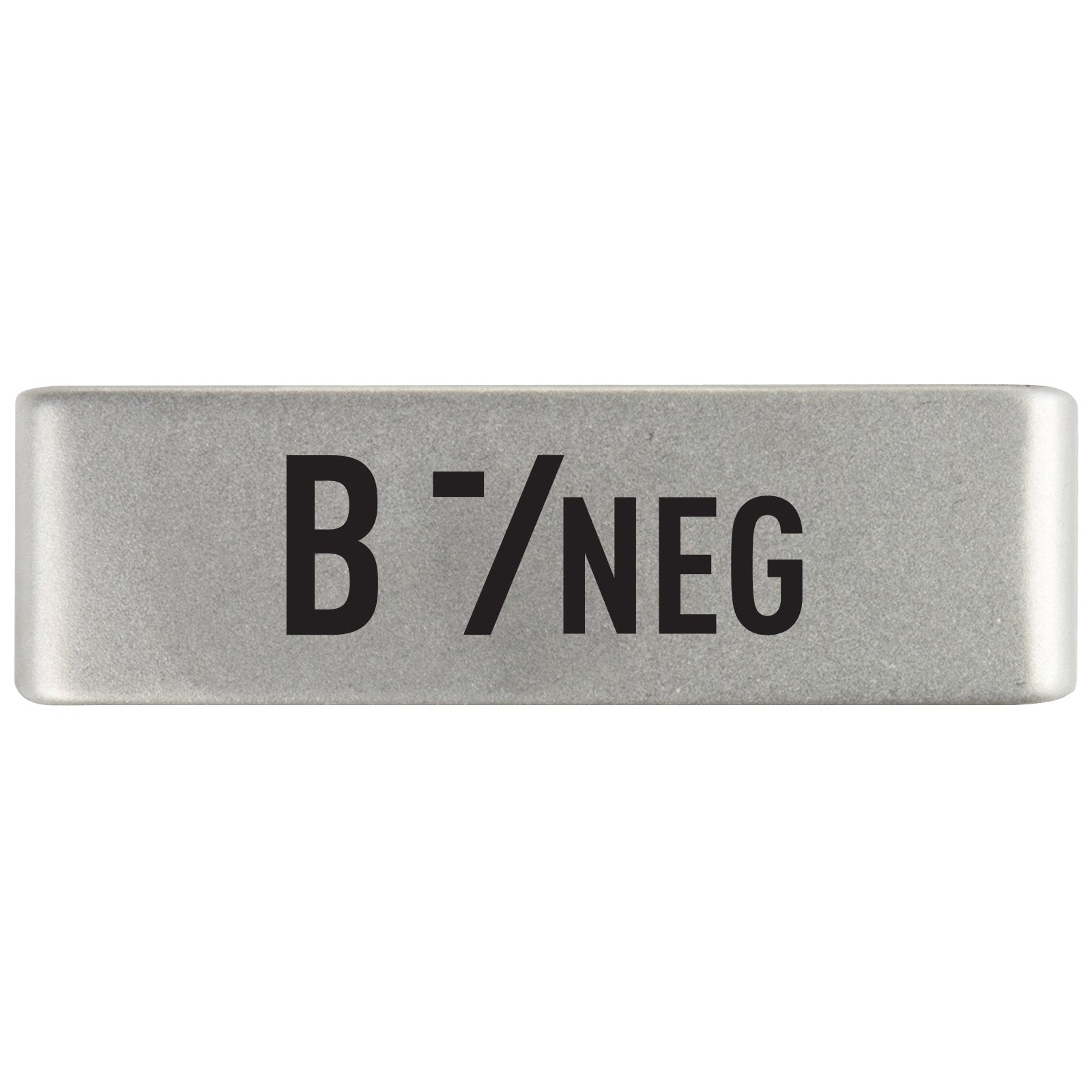 B Negative Blood Type Badge Badge 19mm Slate ROAD iD
