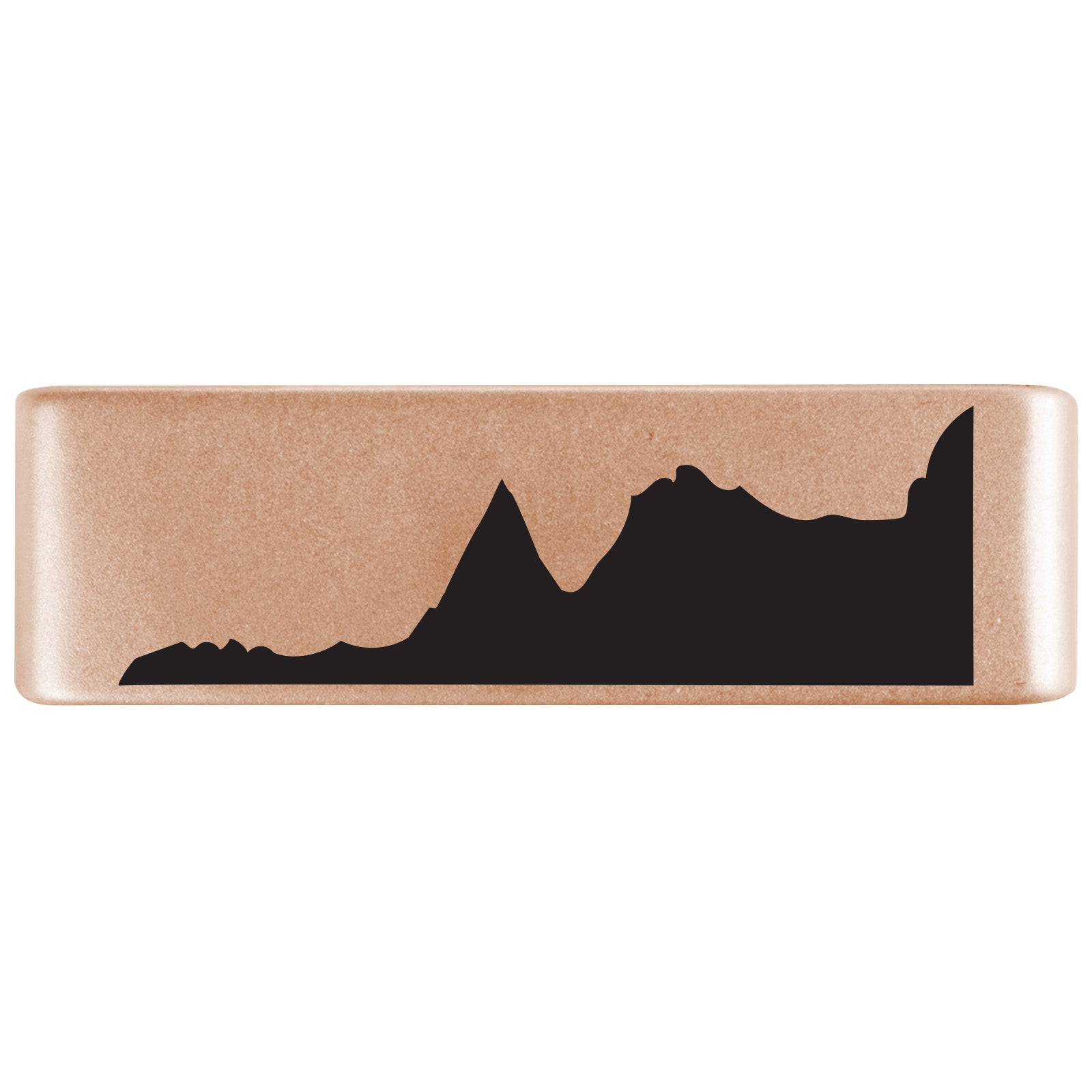 Badwater 135 Elevation Badge Badge 19mm Rose Gold ROAD iD