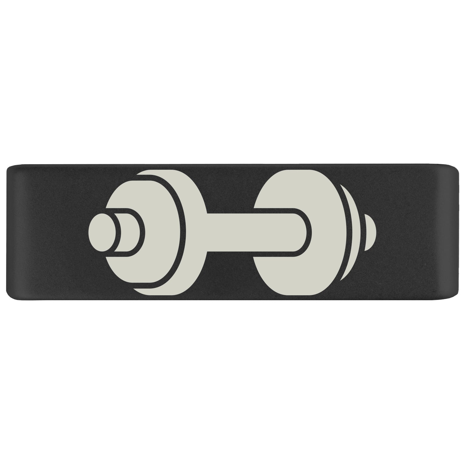 Dumbbell Badge Badge 19mm Graphite ROAD iD