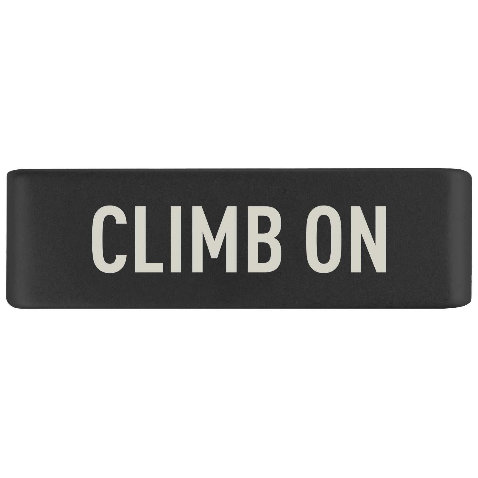 Climb On Badge Badge 19mm Graphite ROAD iD