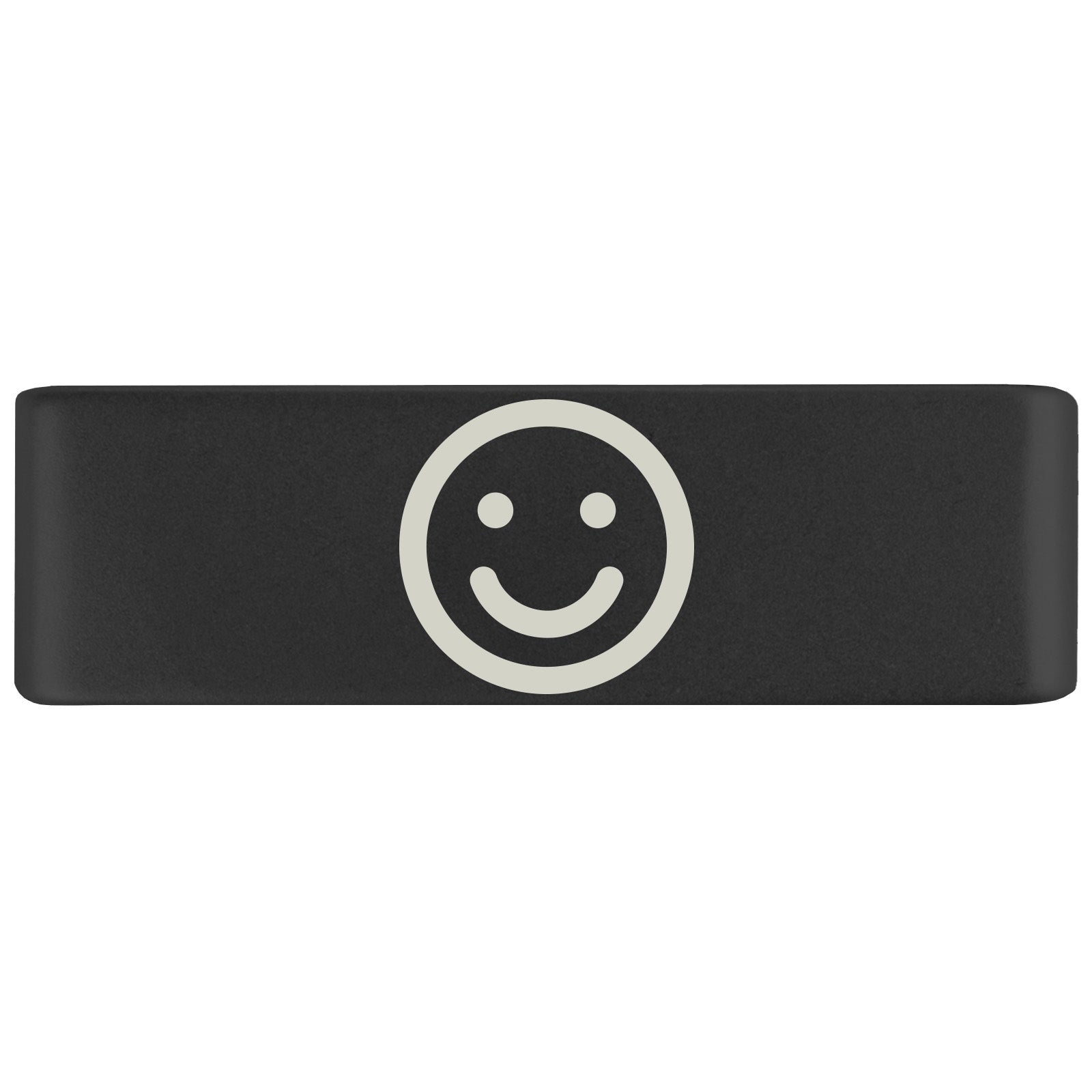 Smiley Face Badge Badge 19mm Graphite ROAD iD