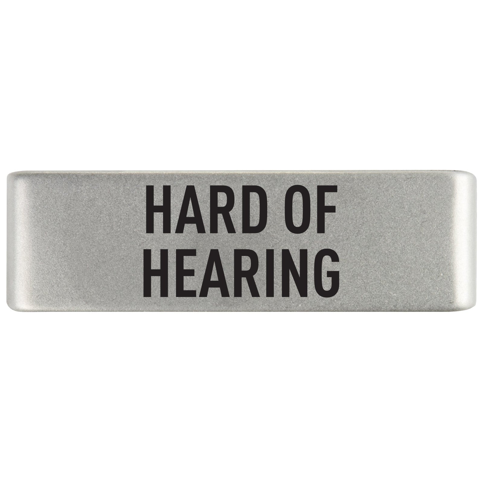 Hard of Hearing Badge Badge 19mm Slate ROAD iD