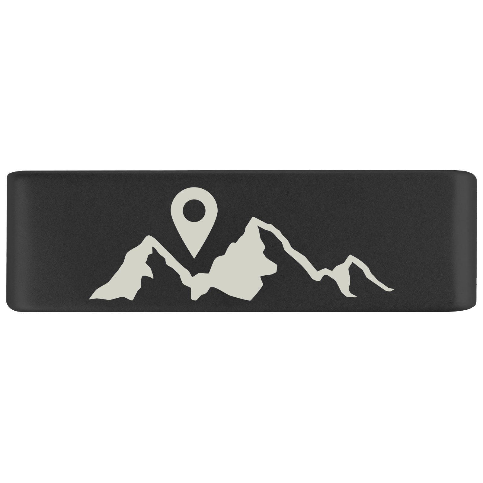 Location Mountains Badge Badge 19mm Graphite ROAD iD