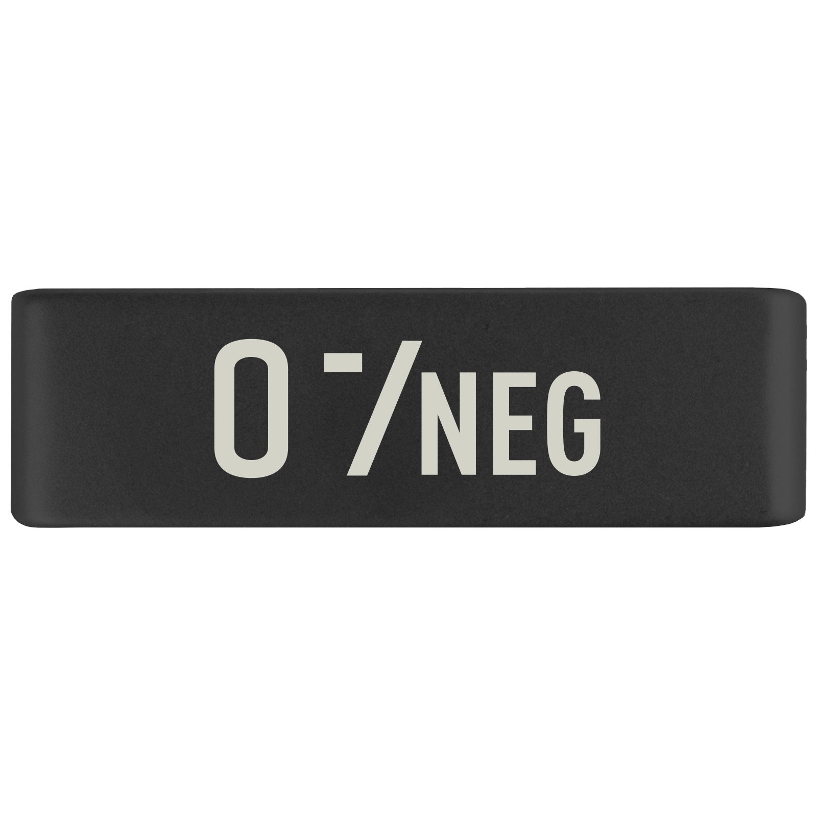 O Negative Blood Type Badge Badge 19mm Graphite ROAD iD