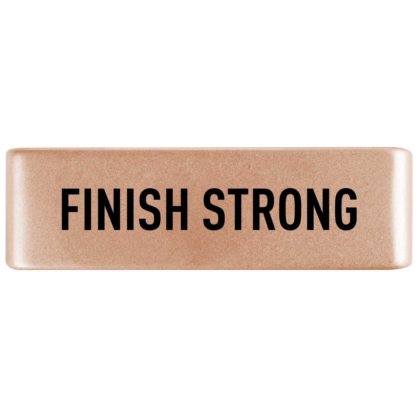 Finish Strong Badge Badge 19mm Rose Gold ROAD iD
