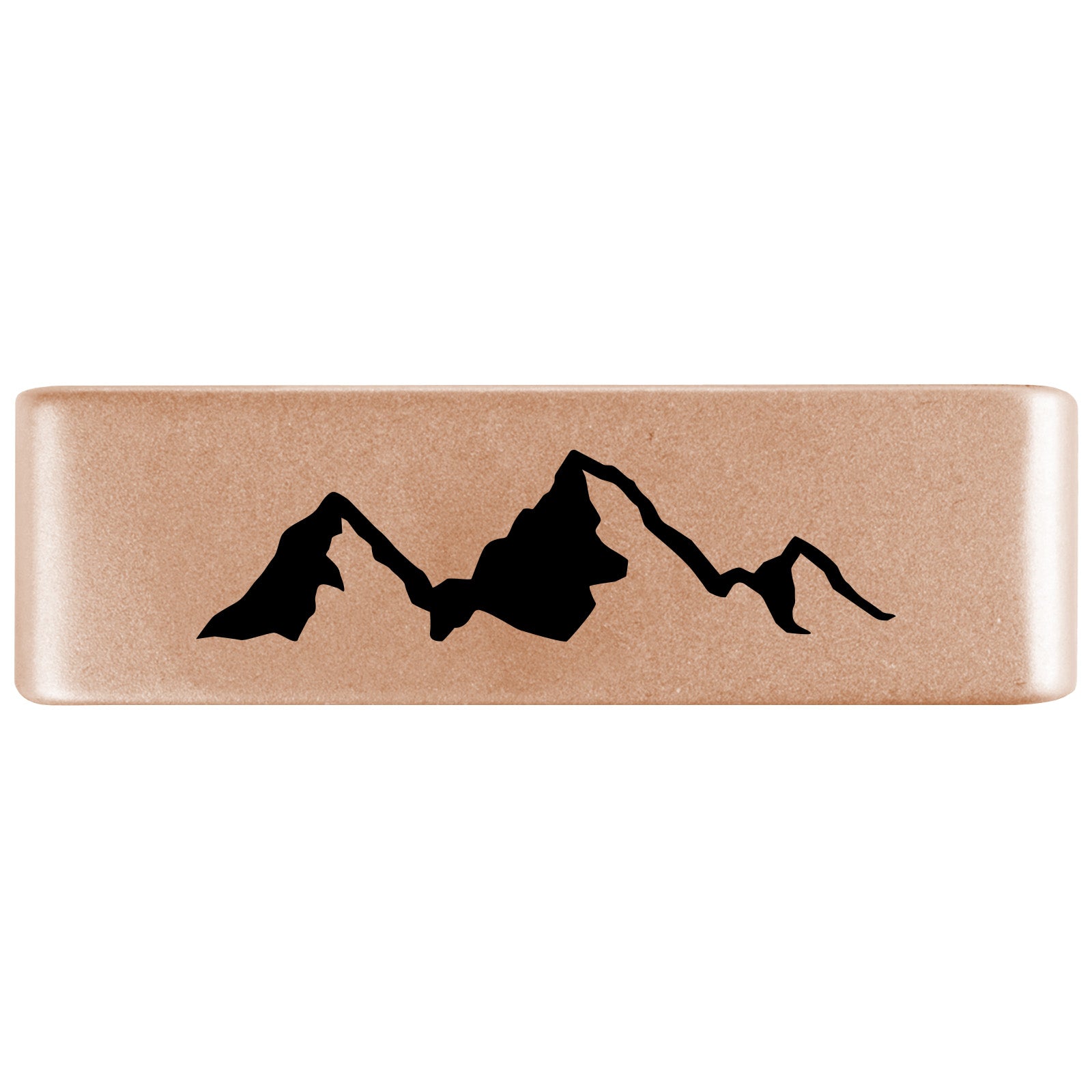 Mountains Badge Badge 19mm Rose Gold ROAD iD