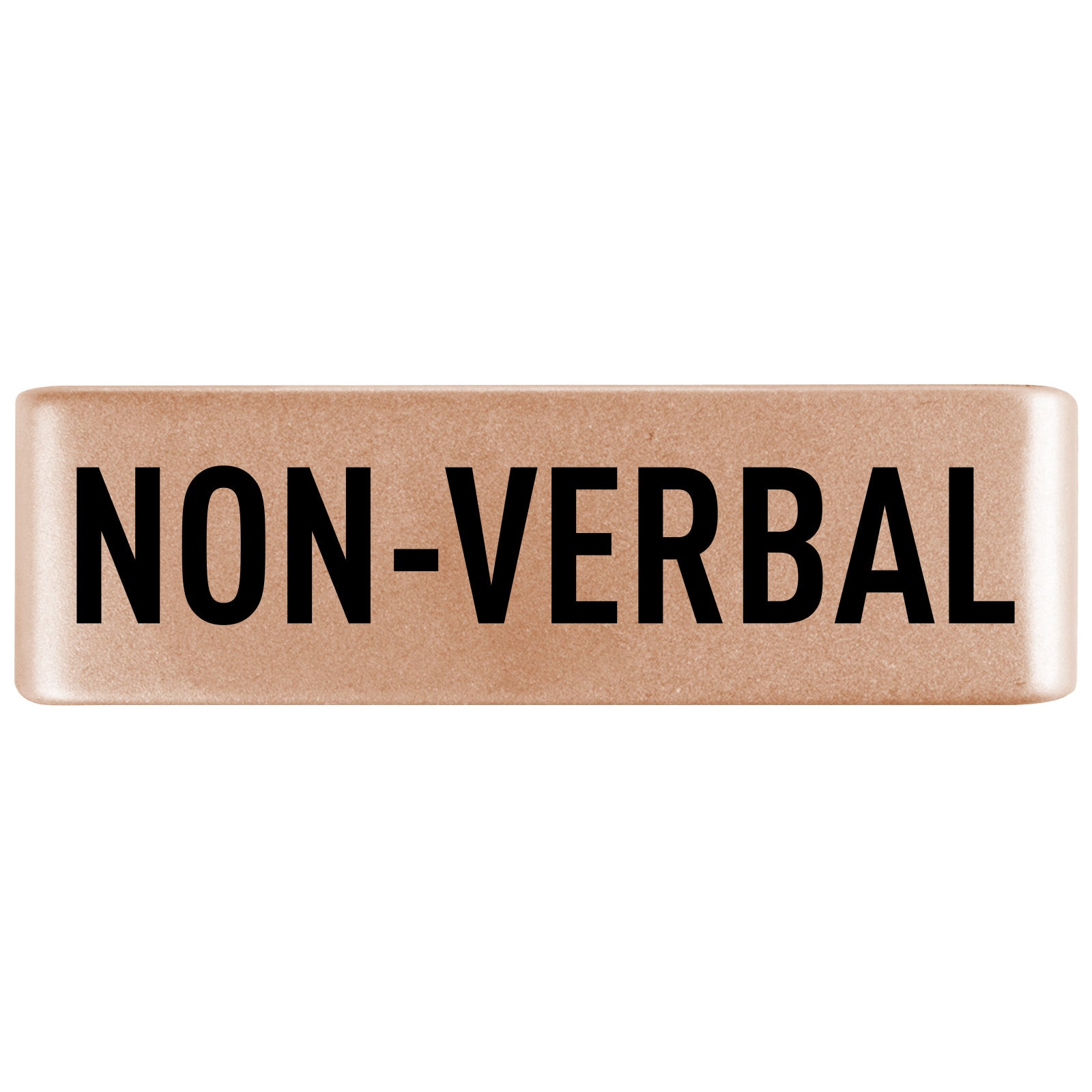 Non-Verbal Badge Badge 19mm Rose Gold ROAD iD