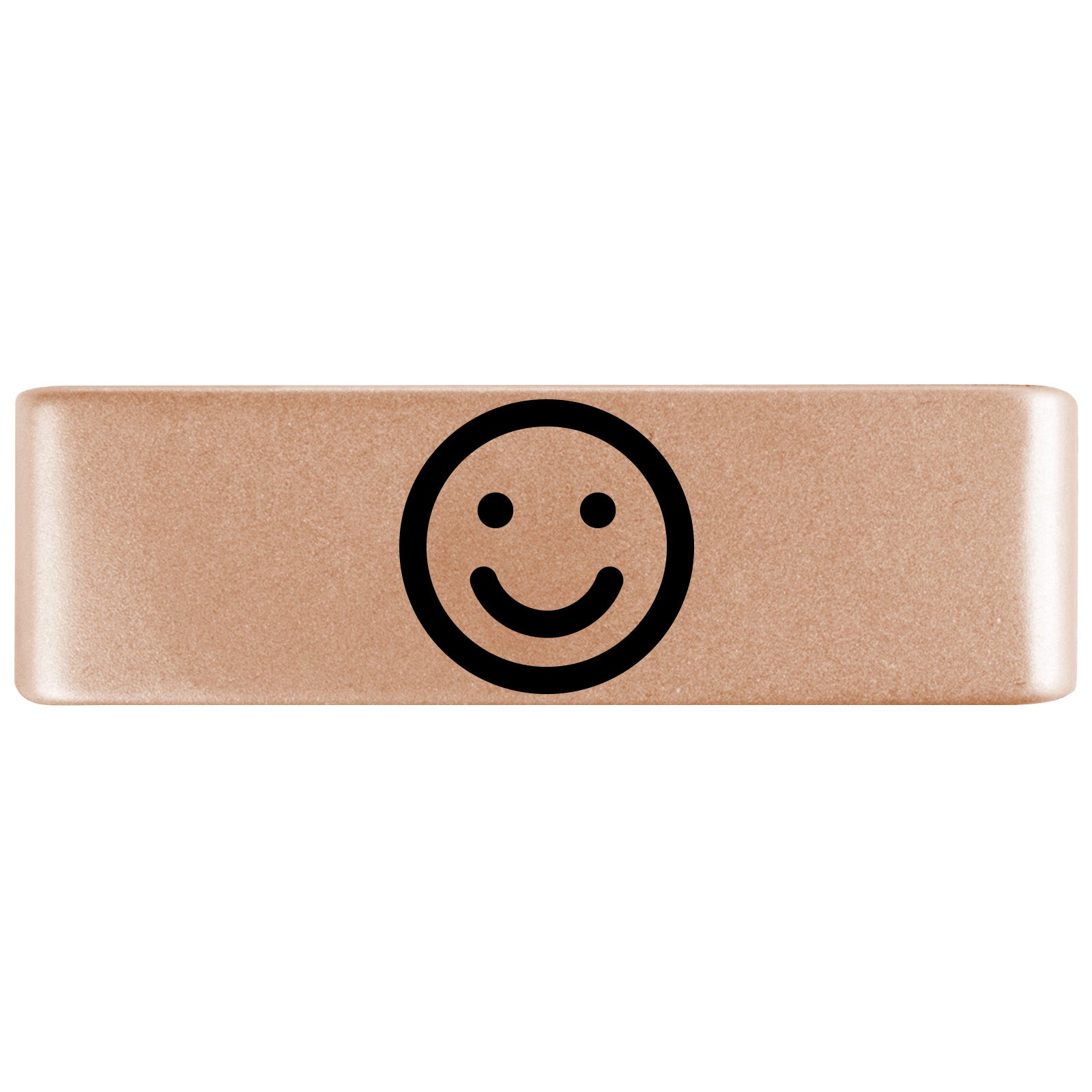 Smiley Face Badge Badge 19mm Rose Gold ROAD iD