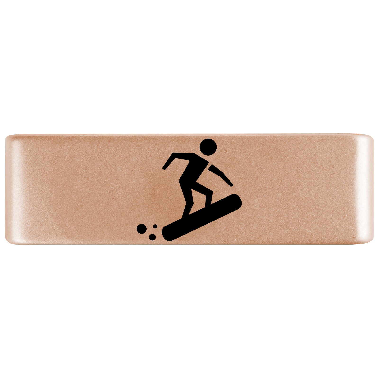 Snowboard Badge Badge 19mm Rose Gold ROAD iD