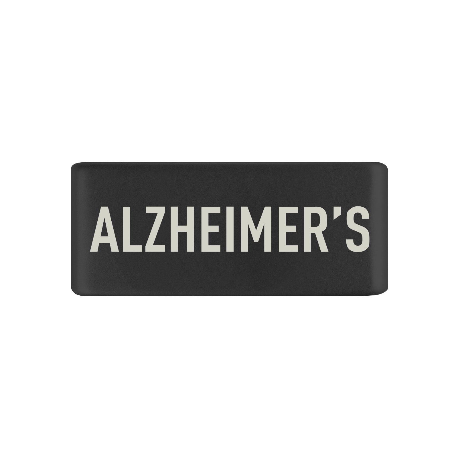Alzheimer's Badge Badge 13mm Graphite ROAD iD