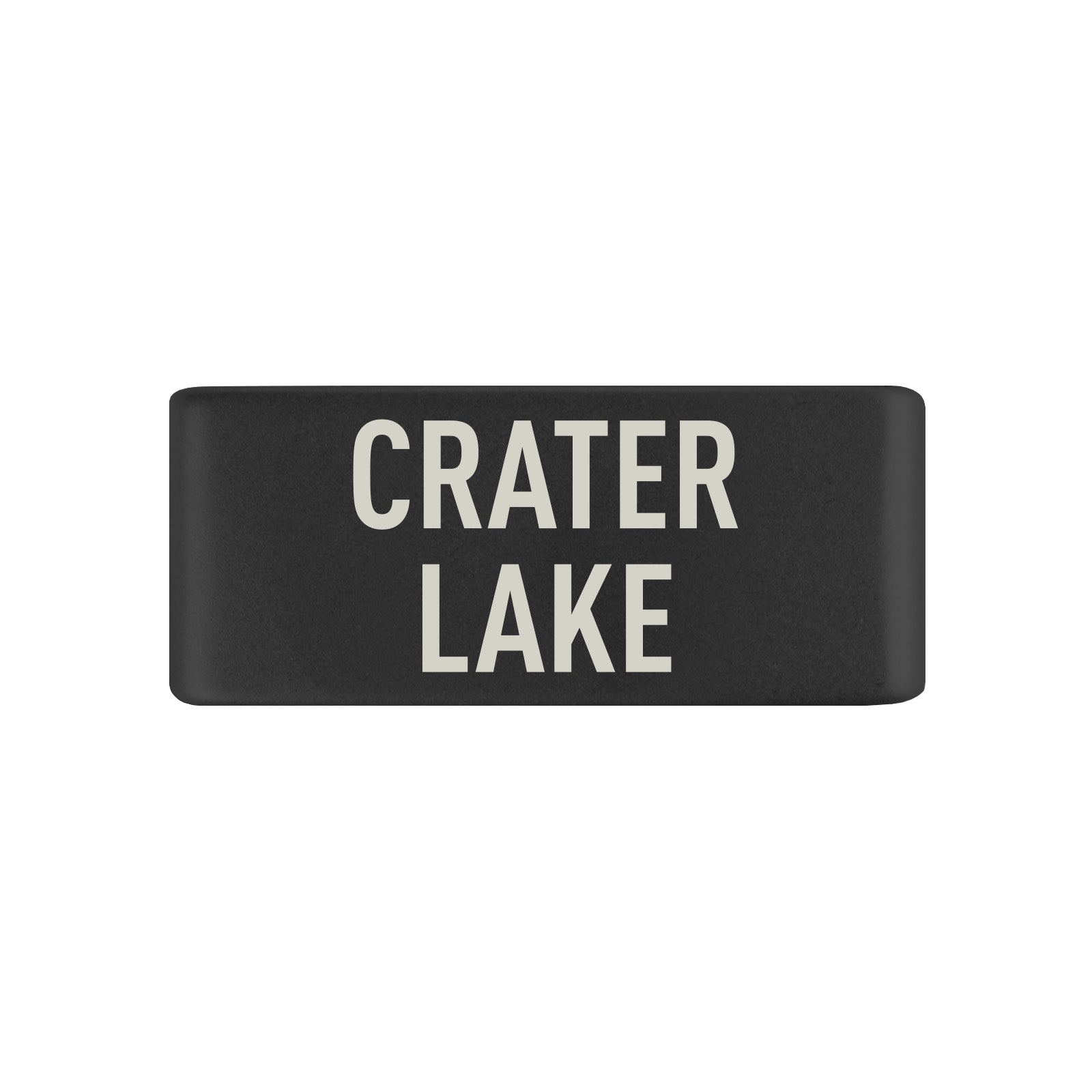 Crater Lake Badge Badge 13mm Graphite ROAD iD