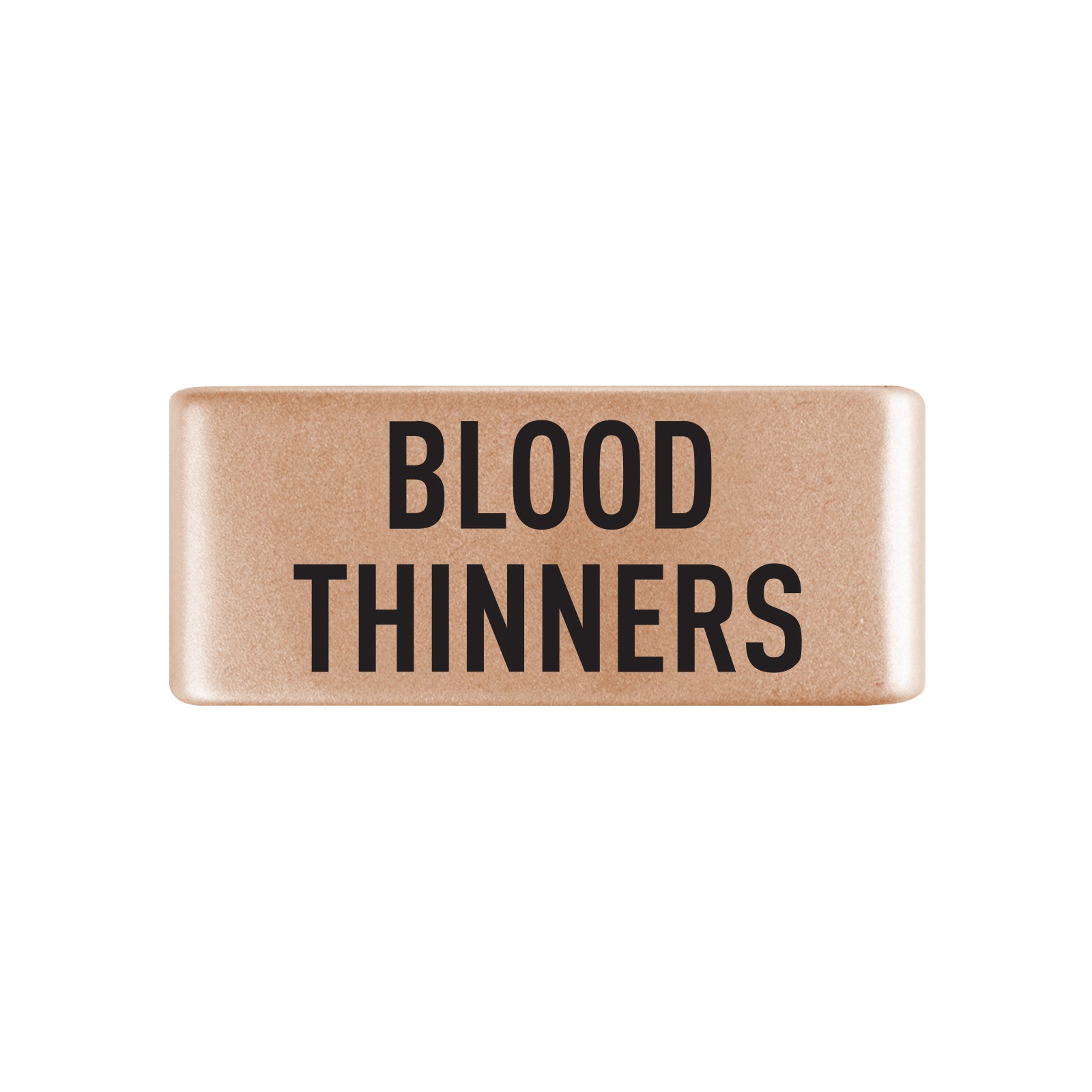 Blood Thinners Badge Badge 13mm Rose Gold ROAD iD
