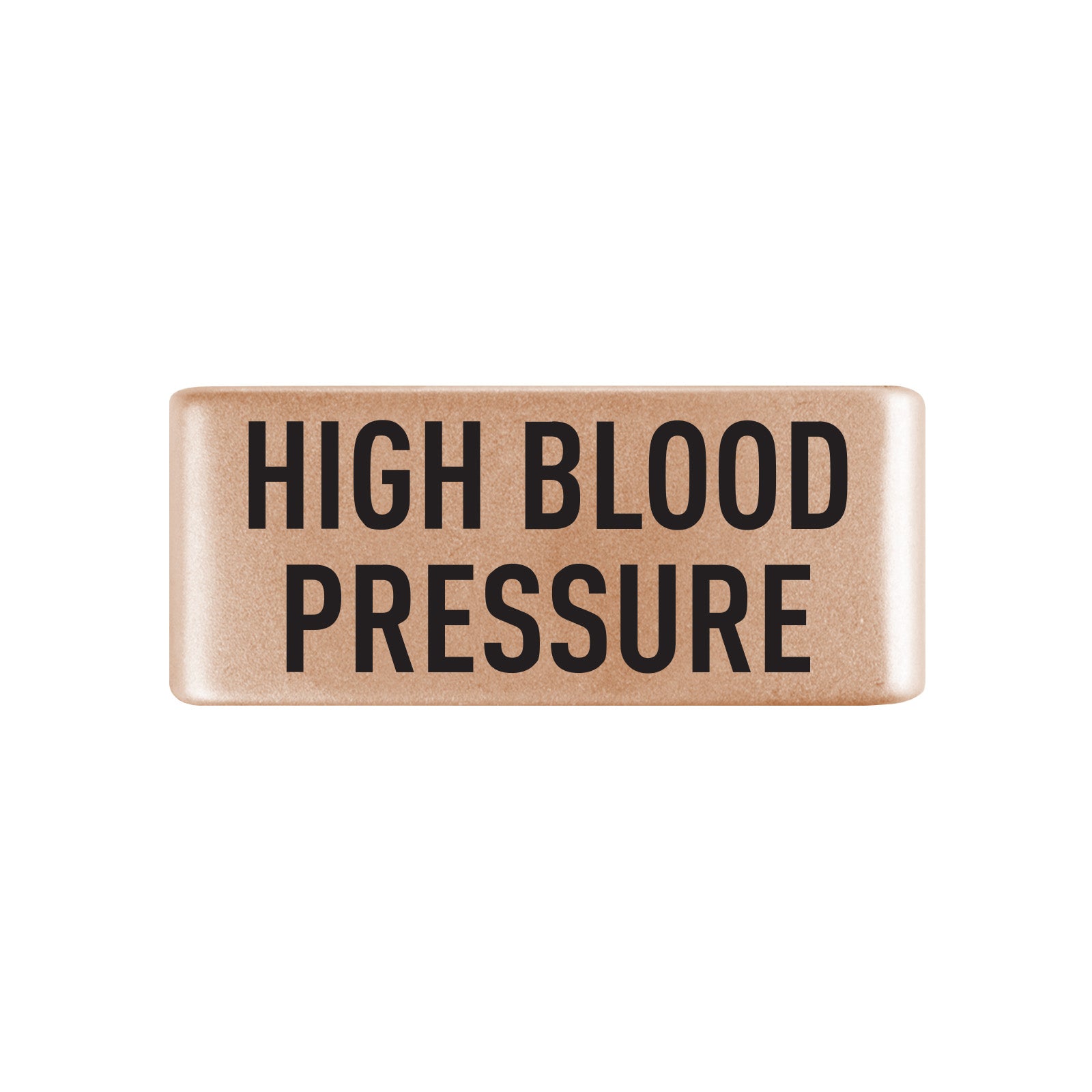 High Blood Pressure Badge Badge 13mm Rose Gold ROAD iD