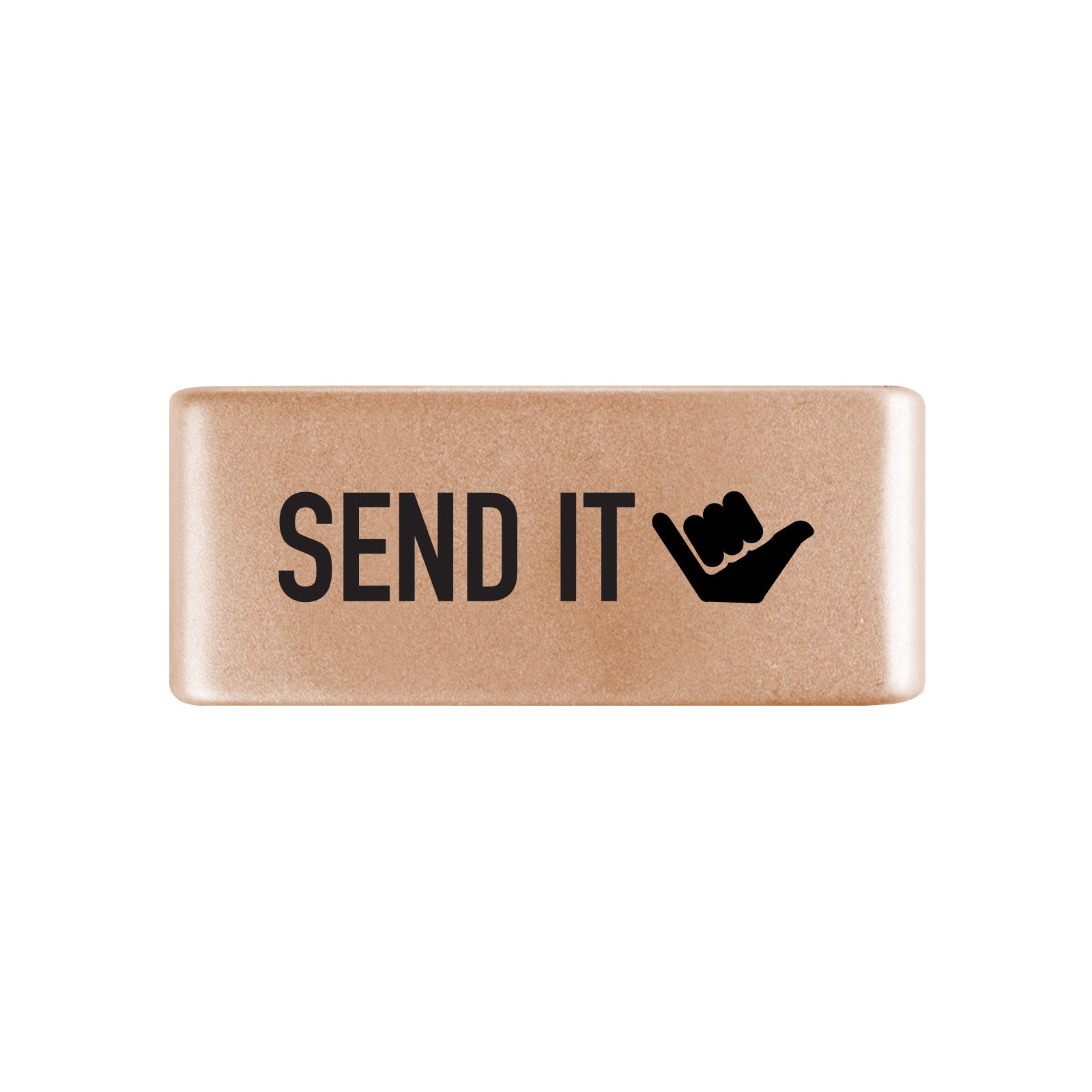 Send It Badge Badge 13mm Rose Gold ROAD iD