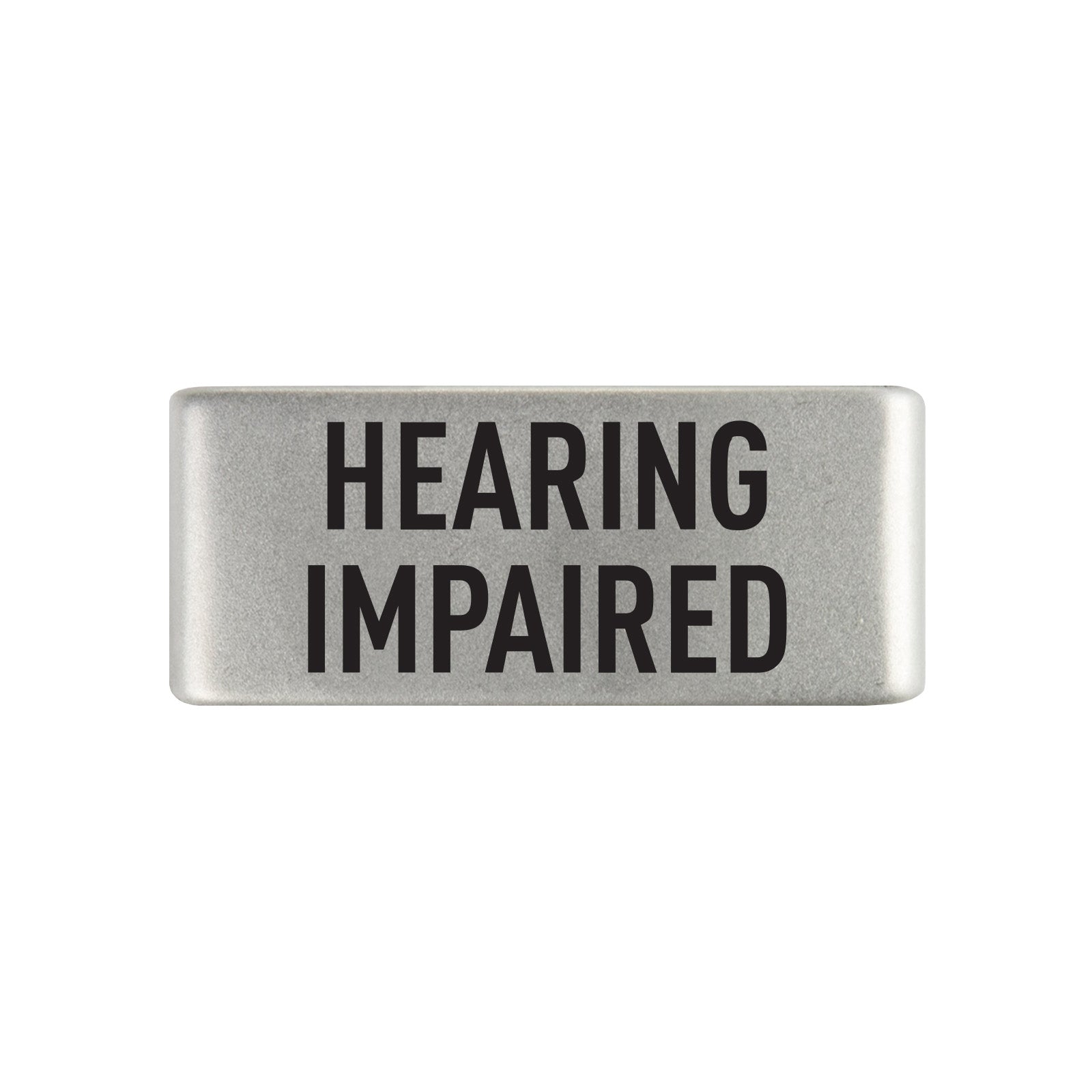 Hearing Impaired Badge Badge 13mm Slate ROAD iD