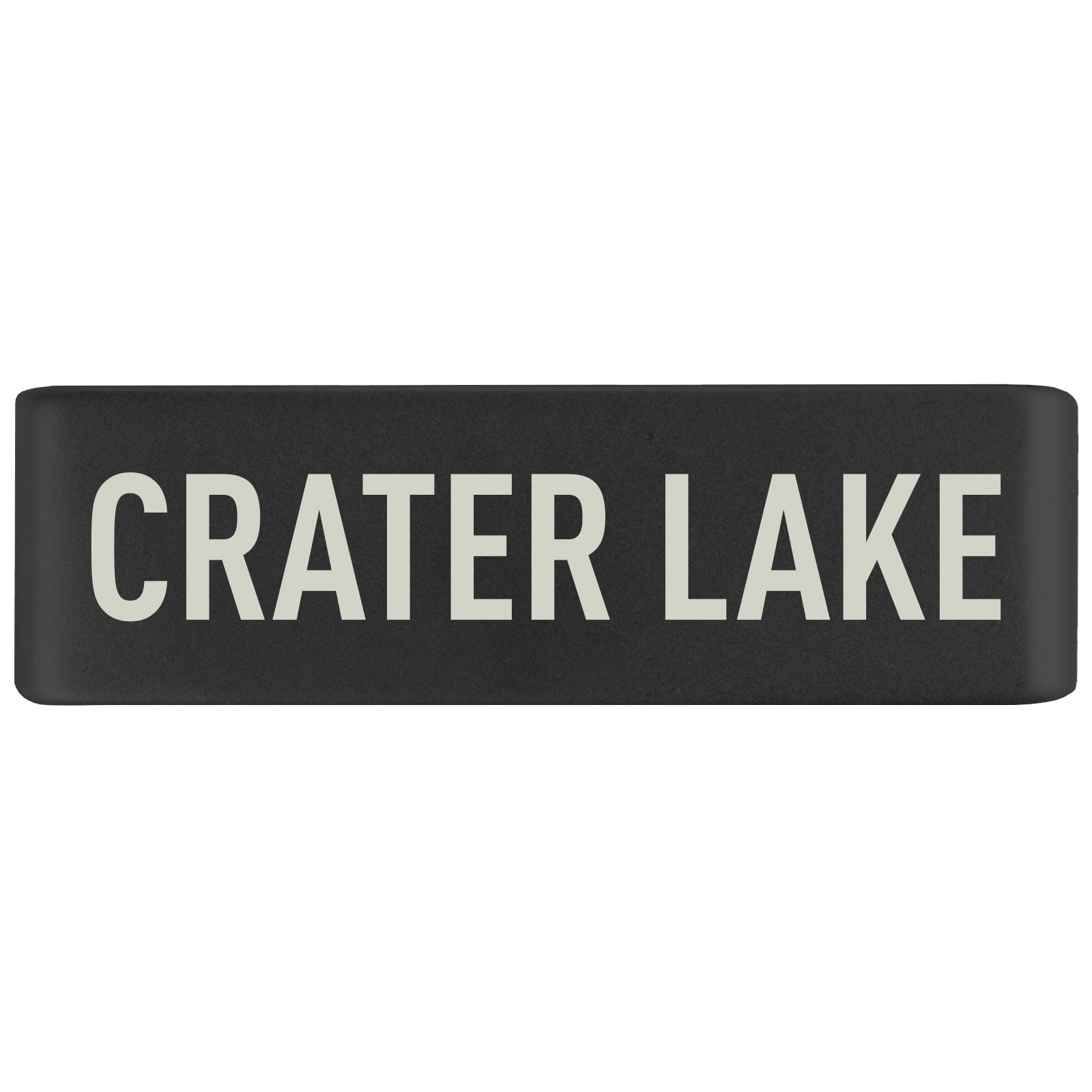 Crater Lake Badge Badge 19mm Graphite ROAD iD