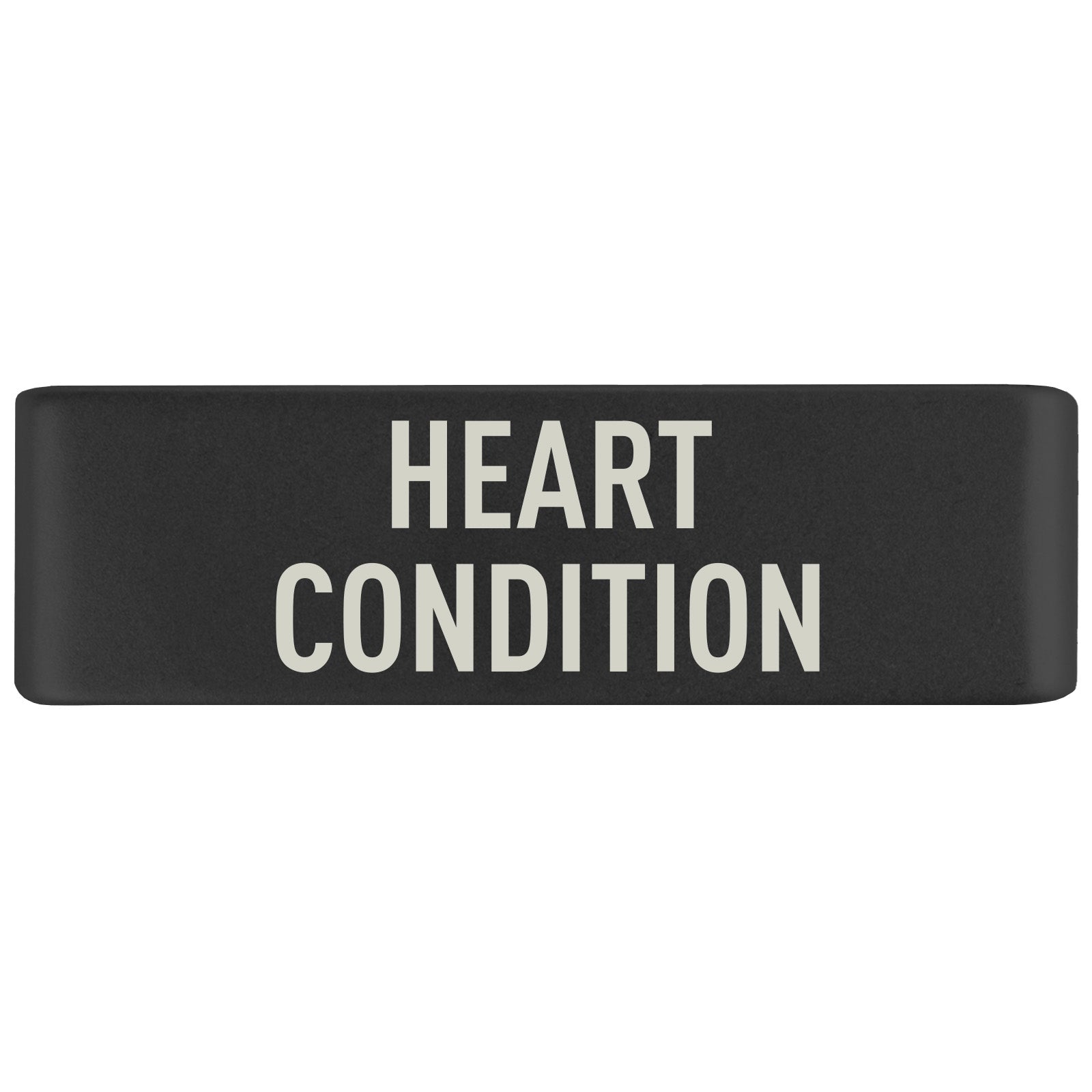 Heart Condition Badge Badge 19mm Graphite ROAD iD