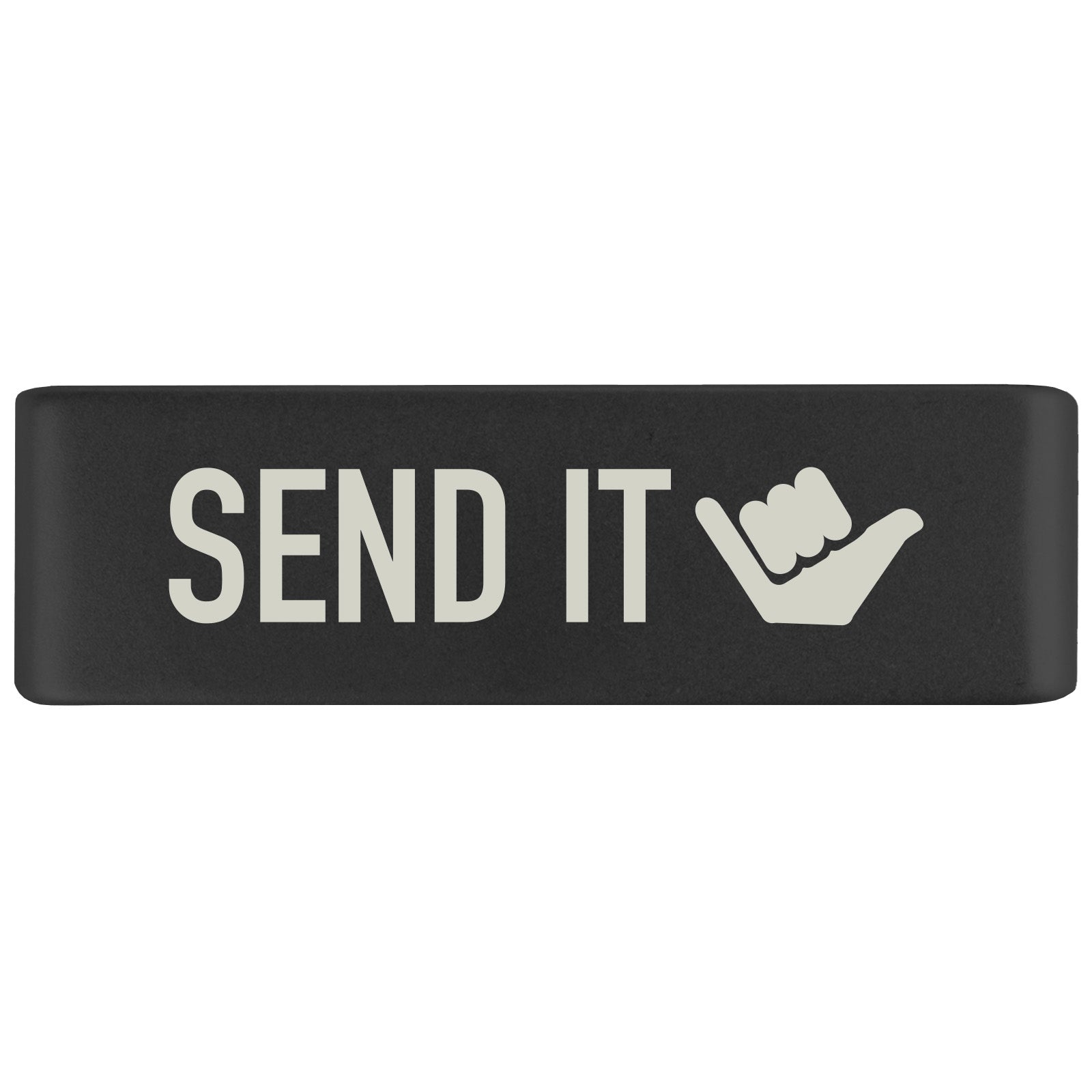 Send It Badge Badge 19mm Graphite ROAD iD