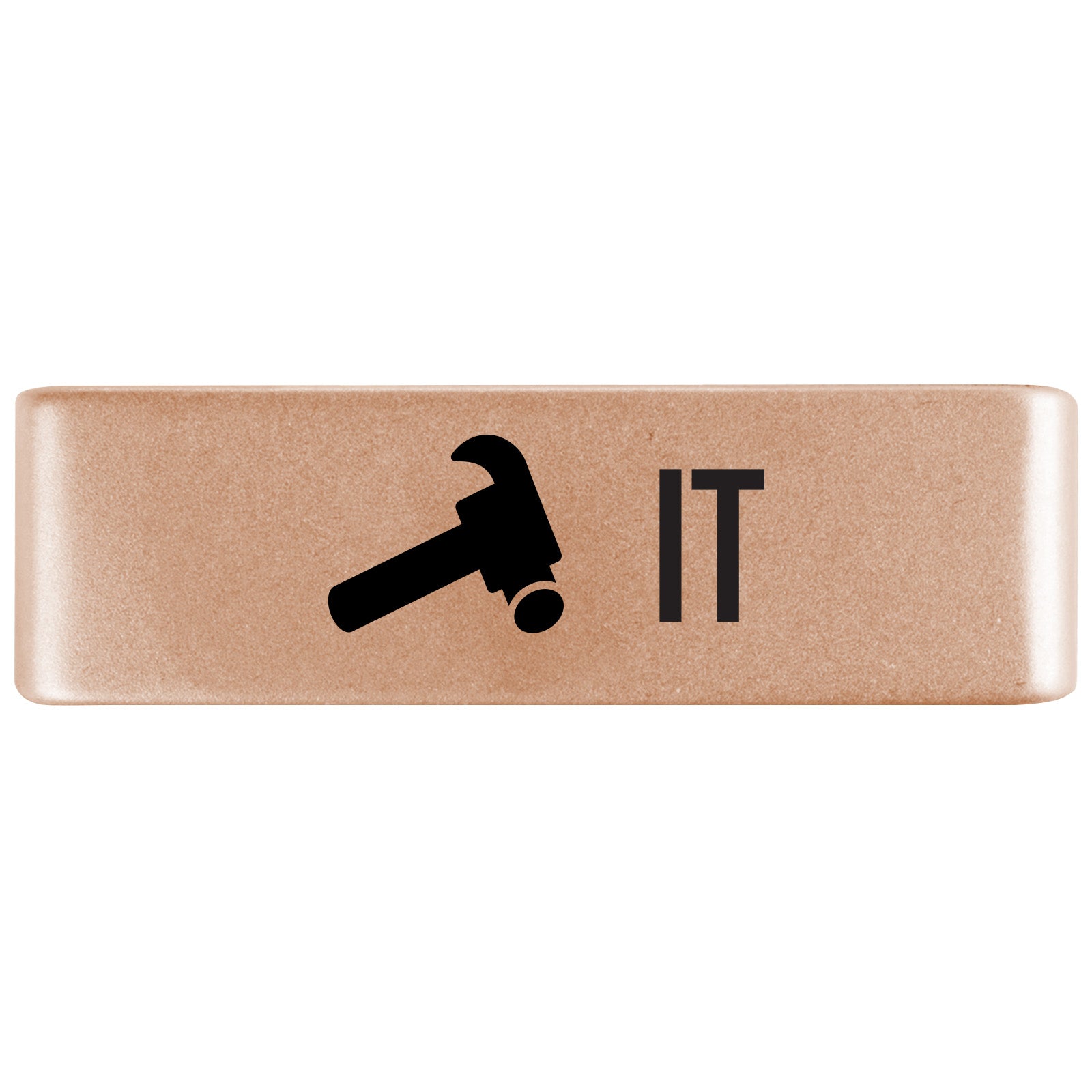 Hammer It Badge Badge 19mm Rose Gold ROAD iD