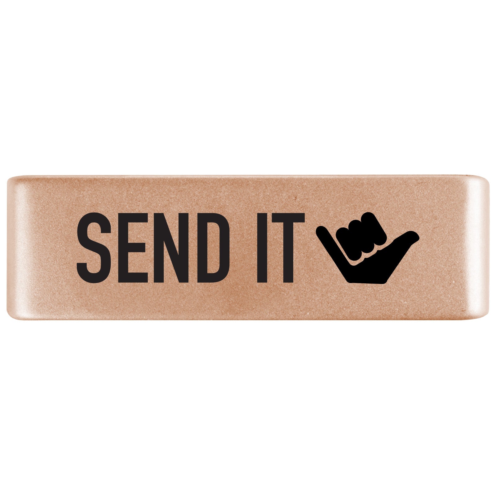 Send It Badge Badge 19mm Rose Gold ROAD iD