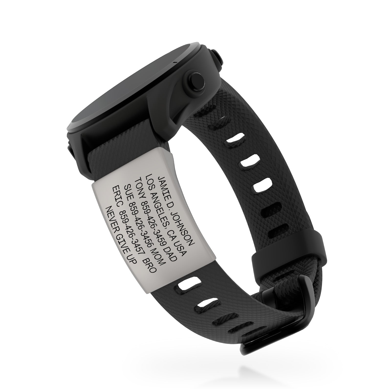 Garmin Watch Medical ID ID Slate Quick Release | 18mm ROAD iD