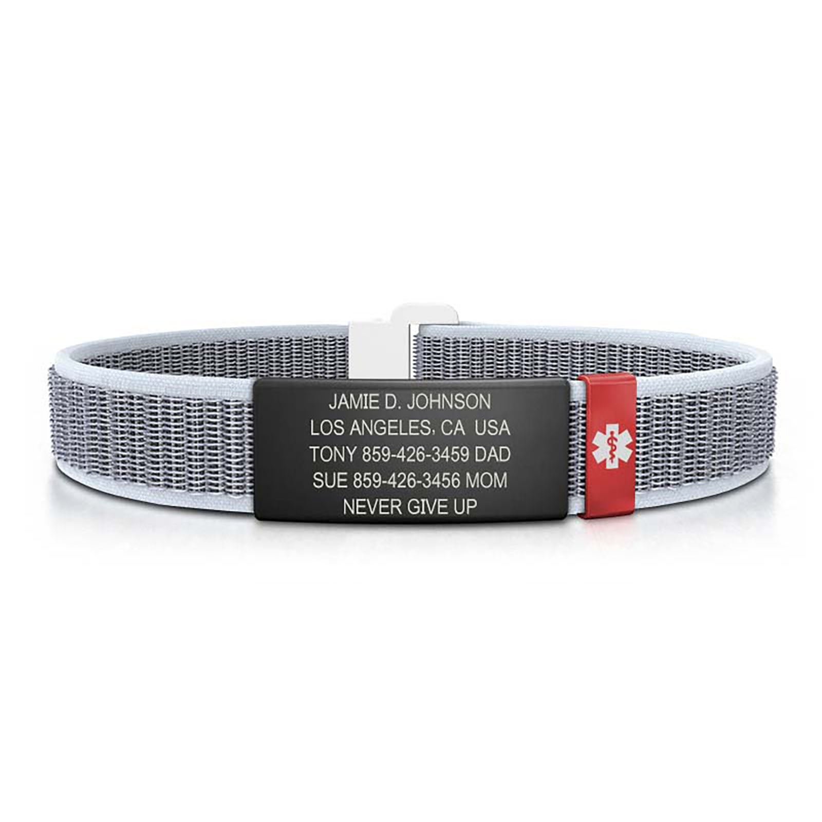 Nylon Loop Medical ID - SM ID 13mm - ROAD iD